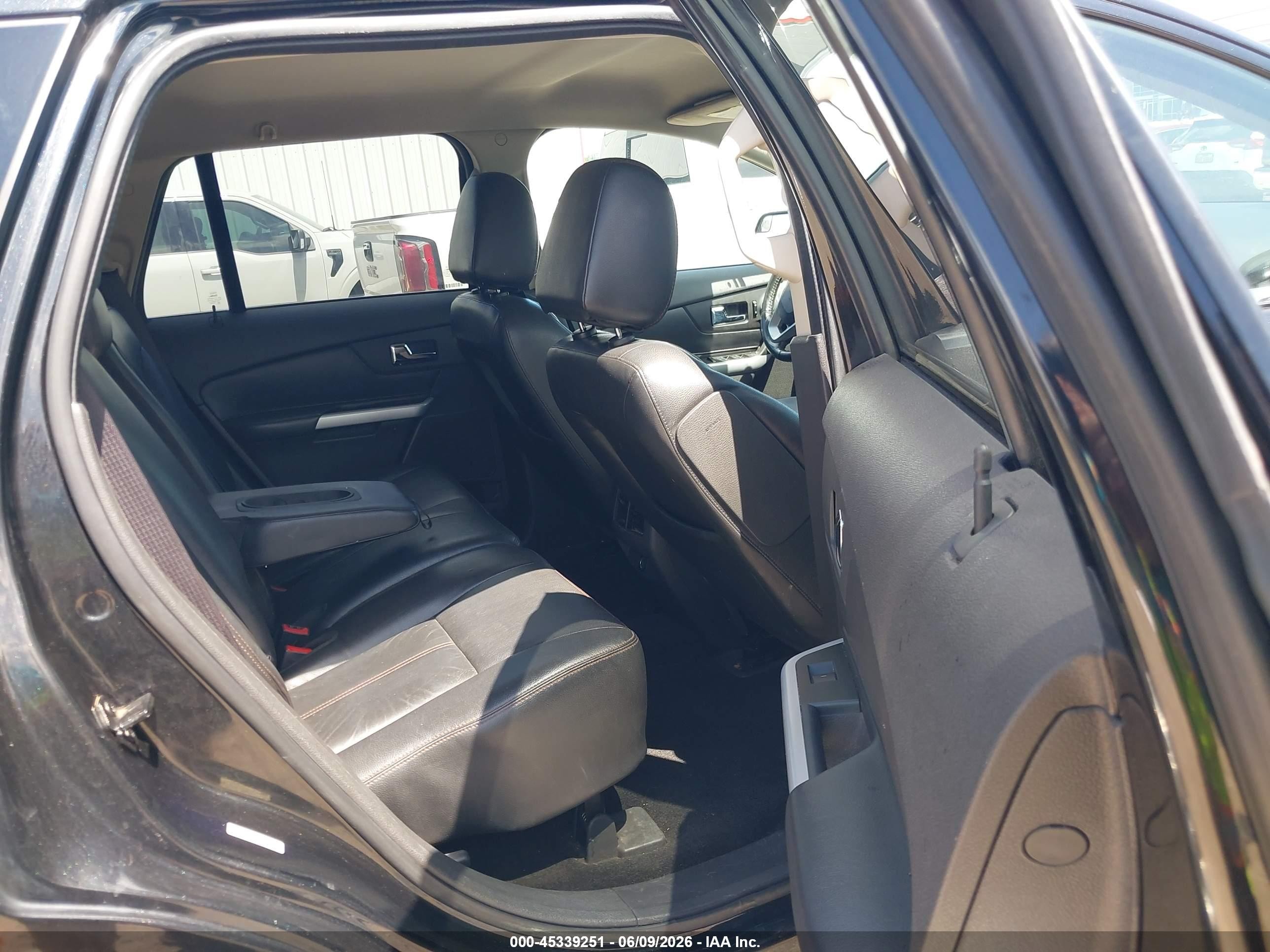 2014 Ford Edge Limited Black vin: 2FMDK4KC6EBA19521