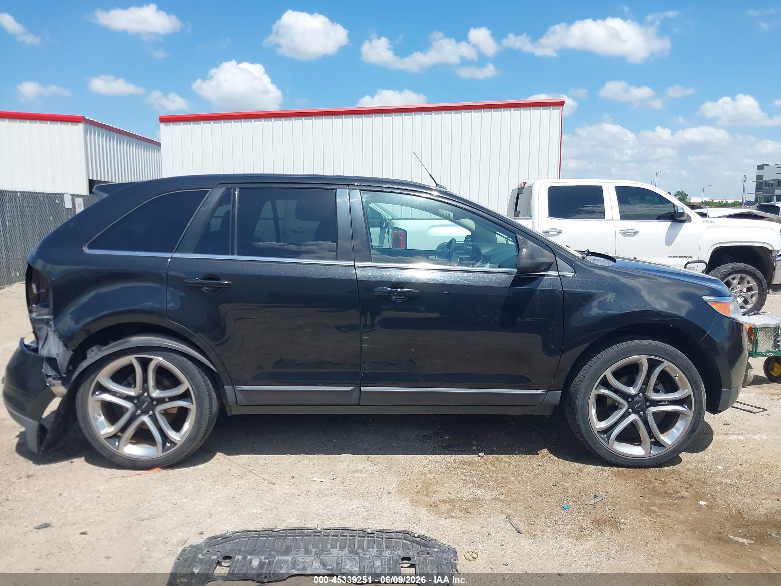 2014 Ford Edge Limited Black vin: 2FMDK4KC6EBA19521