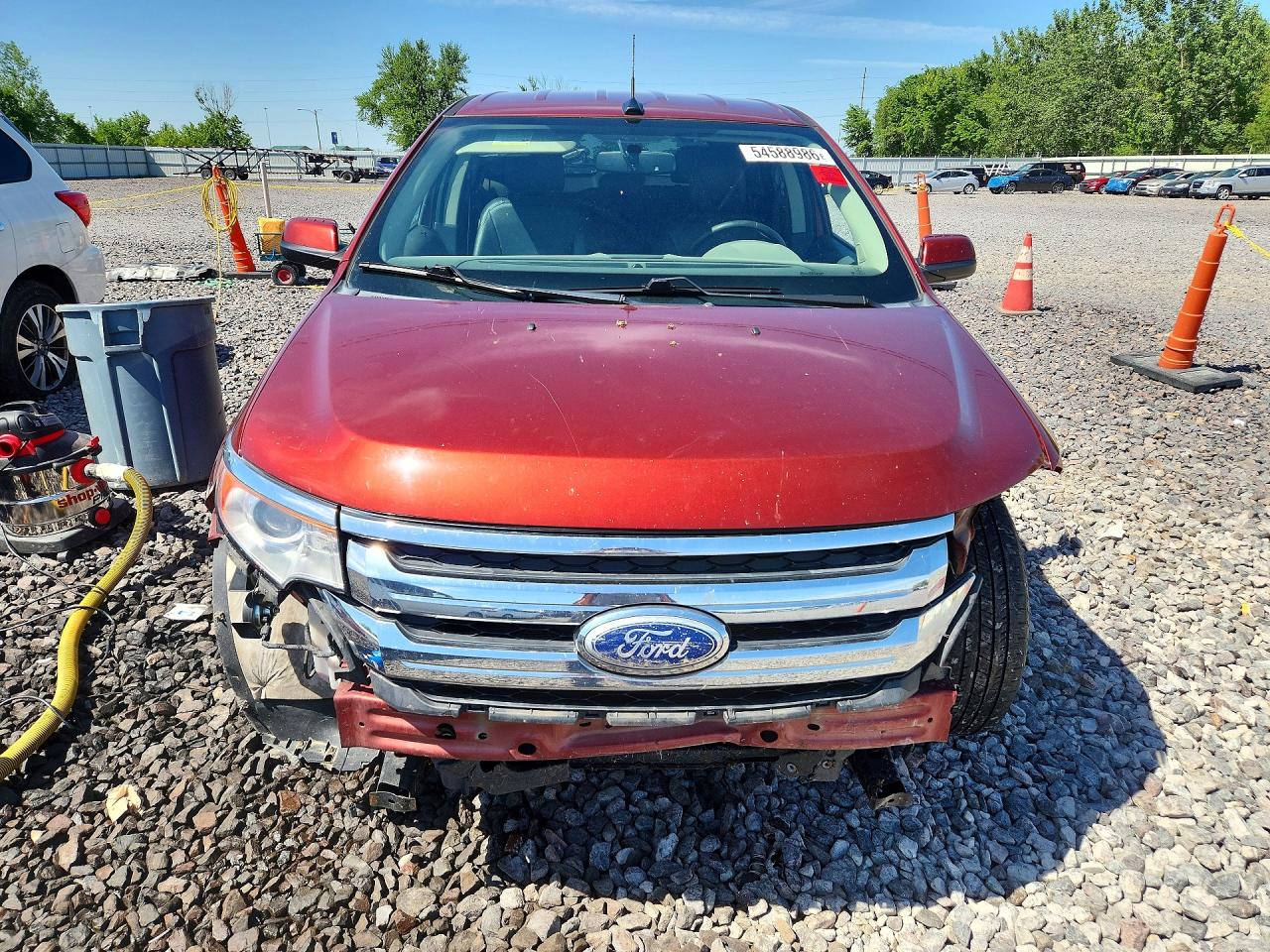 2014 Ford Edge Limited Red vin: 2FMDK4KC6EBA25898