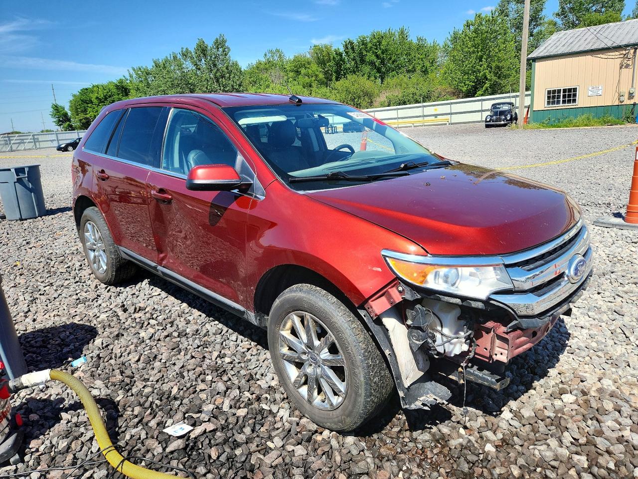 2014 Ford Edge Limited Red vin: 2FMDK4KC6EBA25898