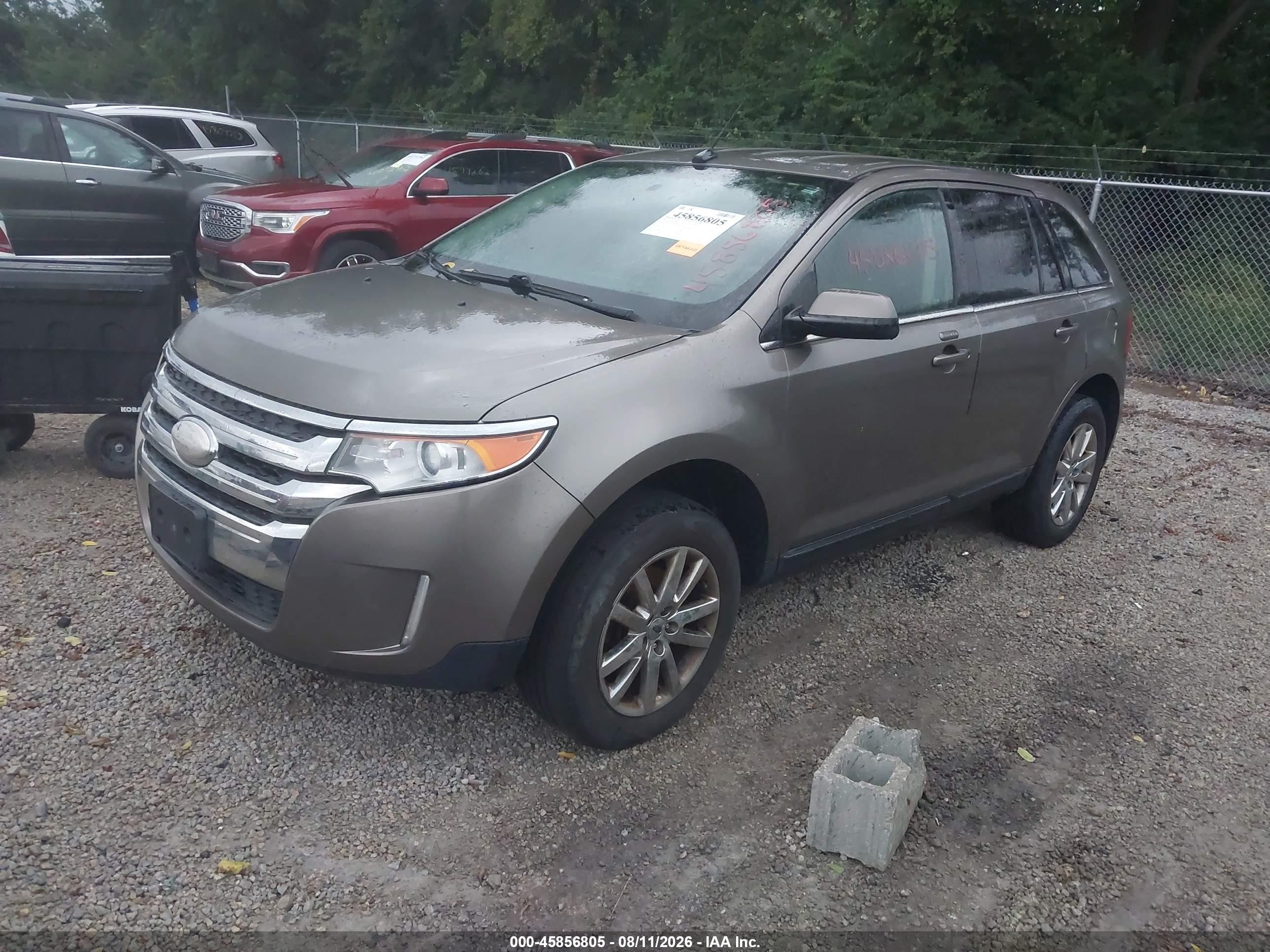 2014 Ford Edge Limited Gray vin: 2FMDK4KC6EBA26842