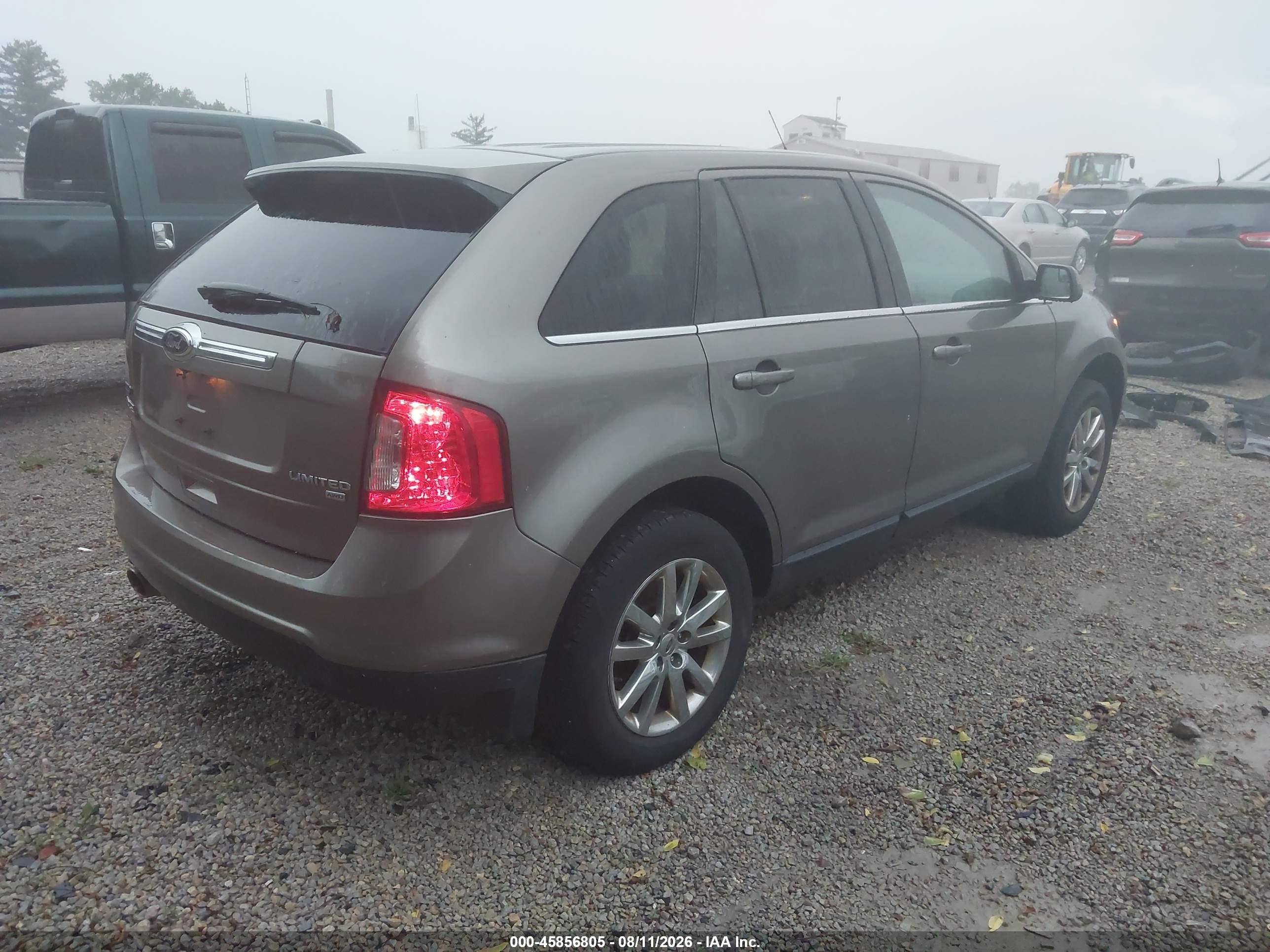 2014 Ford Edge Limited Gray vin: 2FMDK4KC6EBA26842