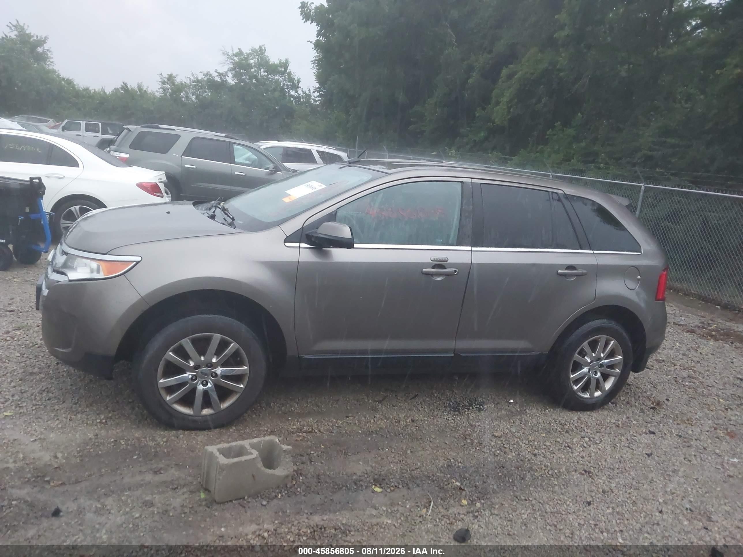 2014 Ford Edge Limited Gray vin: 2FMDK4KC6EBA26842