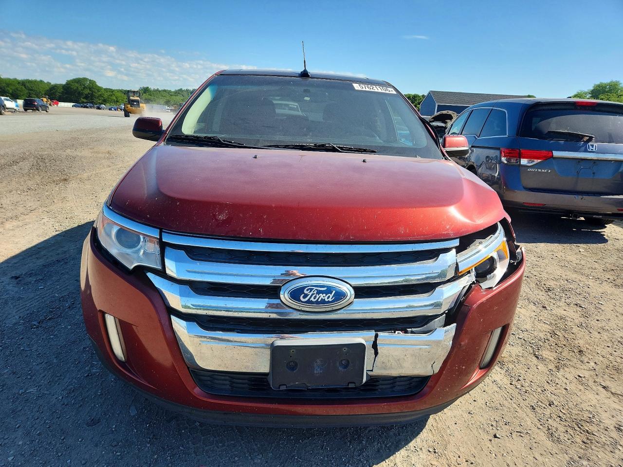 2014 Ford Edge Limited Red vin: 2FMDK4KC6EBA57184