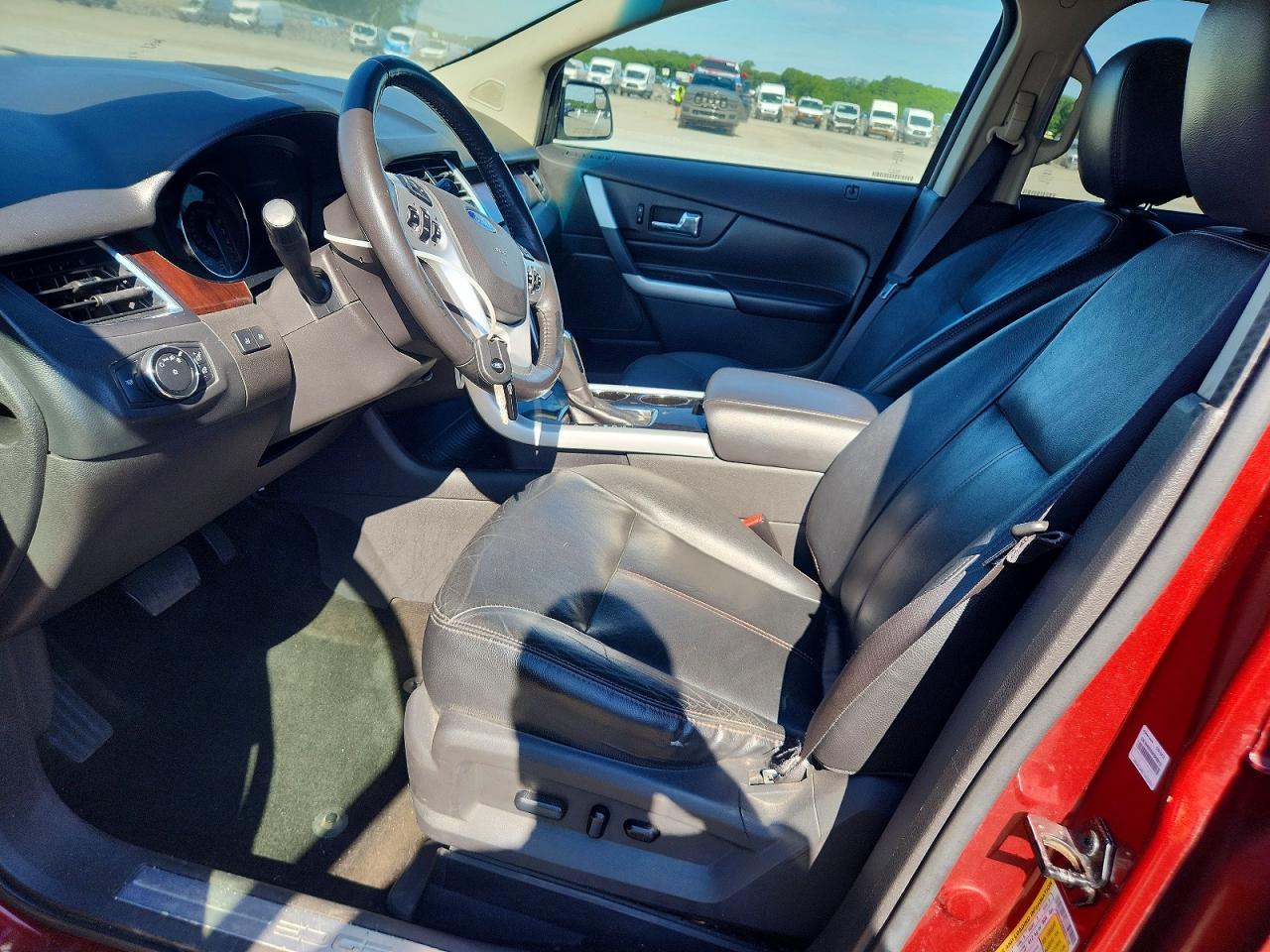 2014 Ford Edge Limited Red vin: 2FMDK4KC6EBA57184