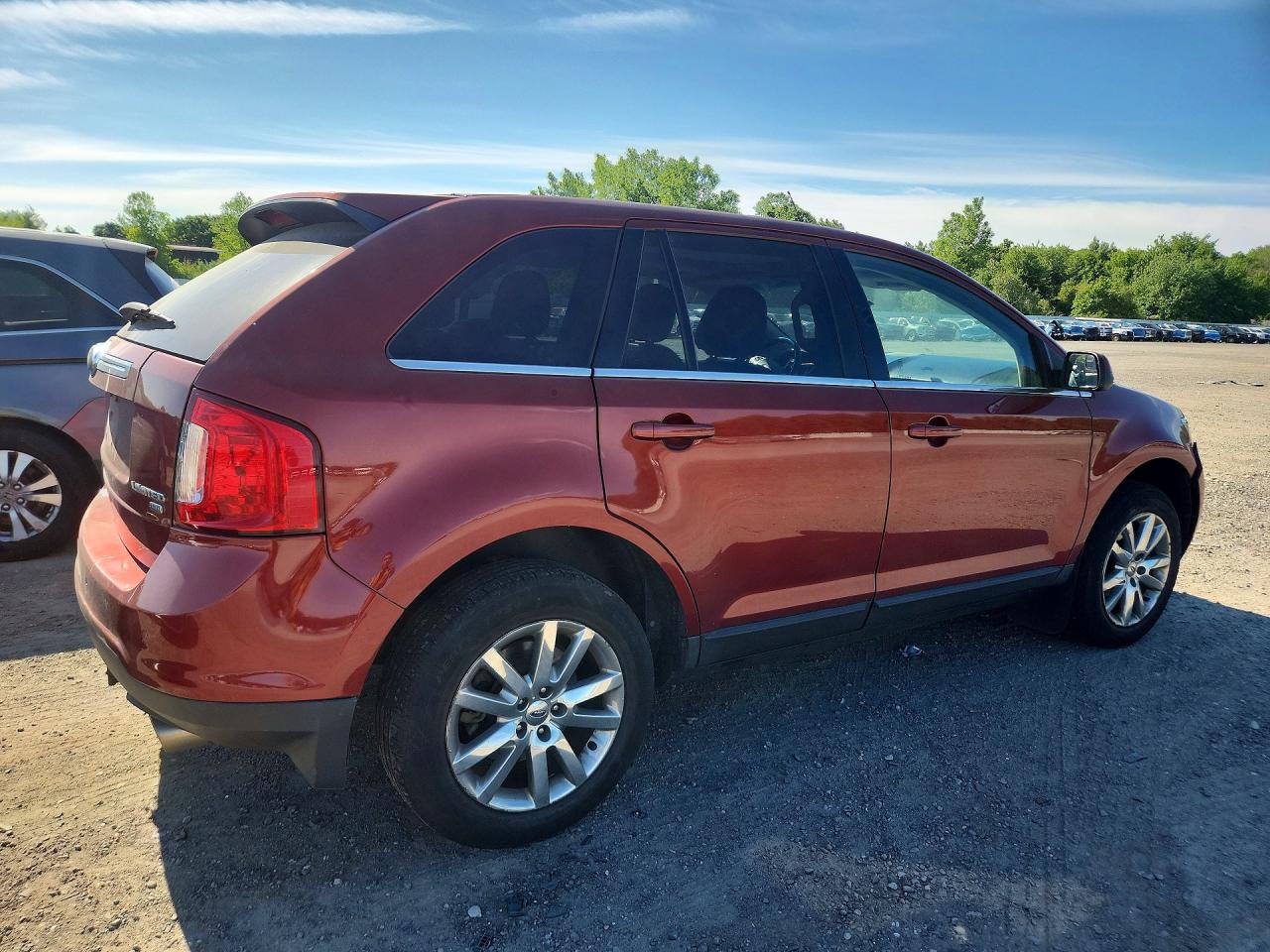 2014 Ford Edge Limited Red vin: 2FMDK4KC6EBA57184