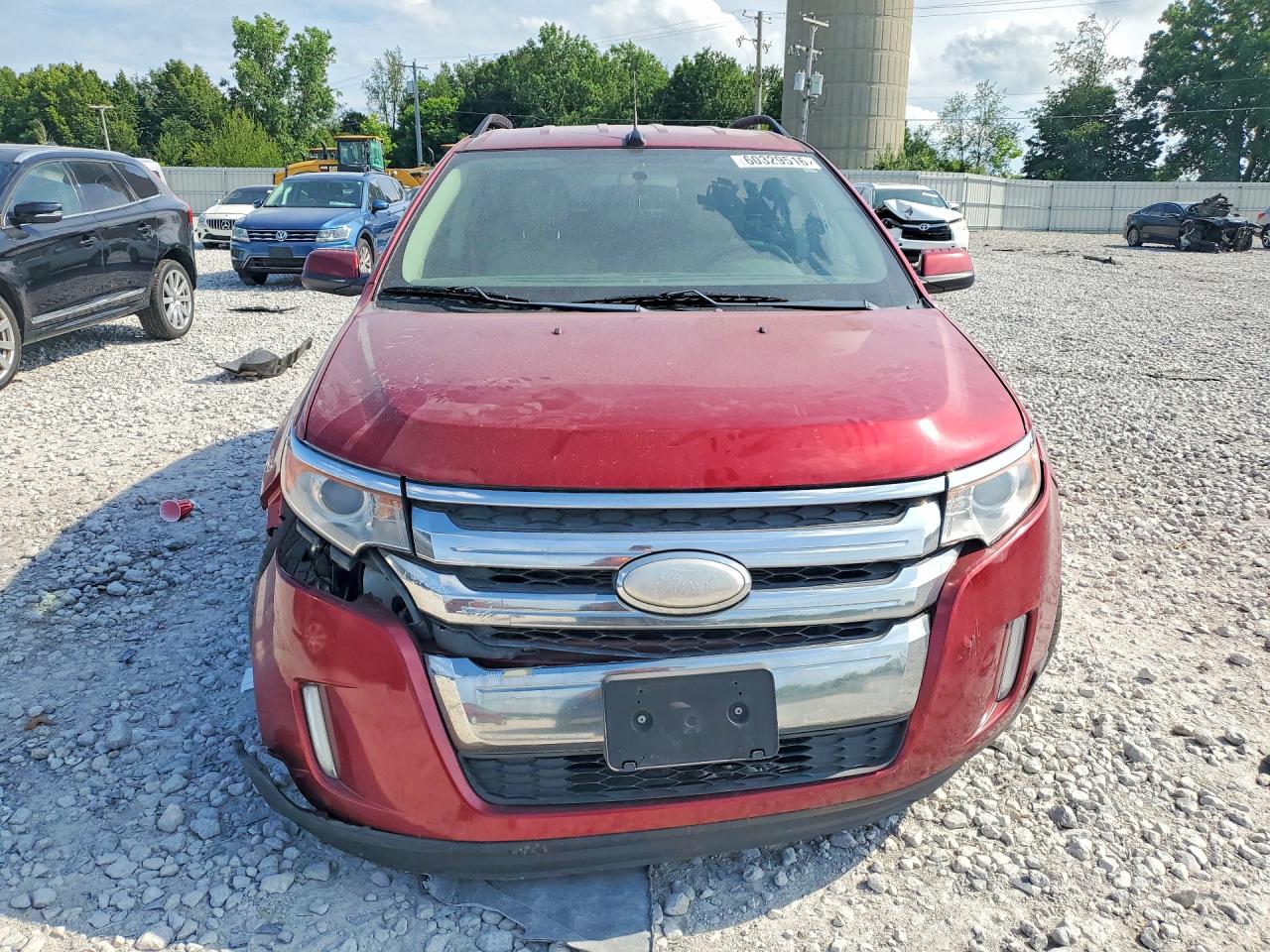 2014 Ford Edge Limited Red vin: 2FMDK4KC6EBA84451