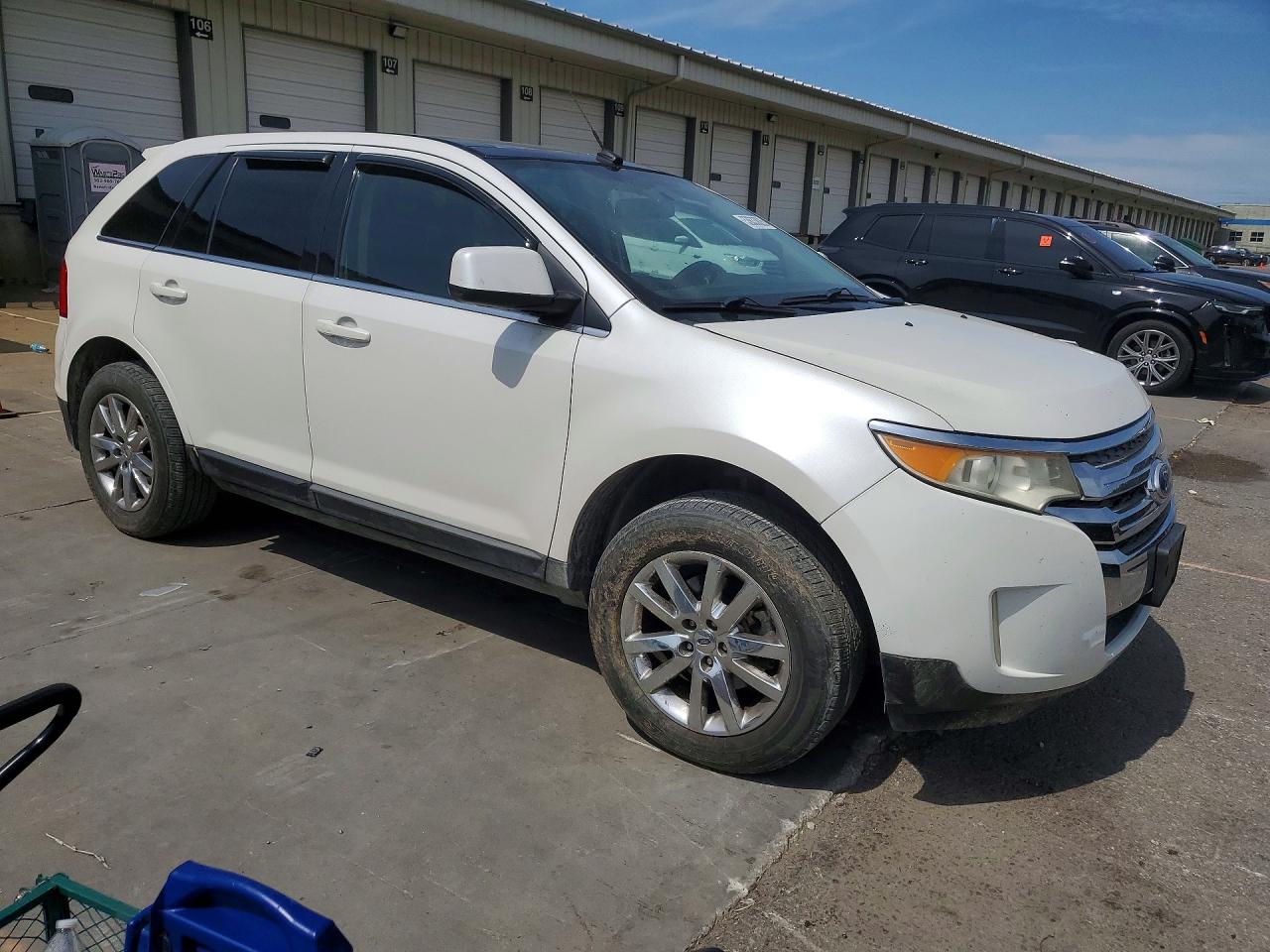 2014 Ford Edge Limited White vin: 2FMDK4KC6EBA91285