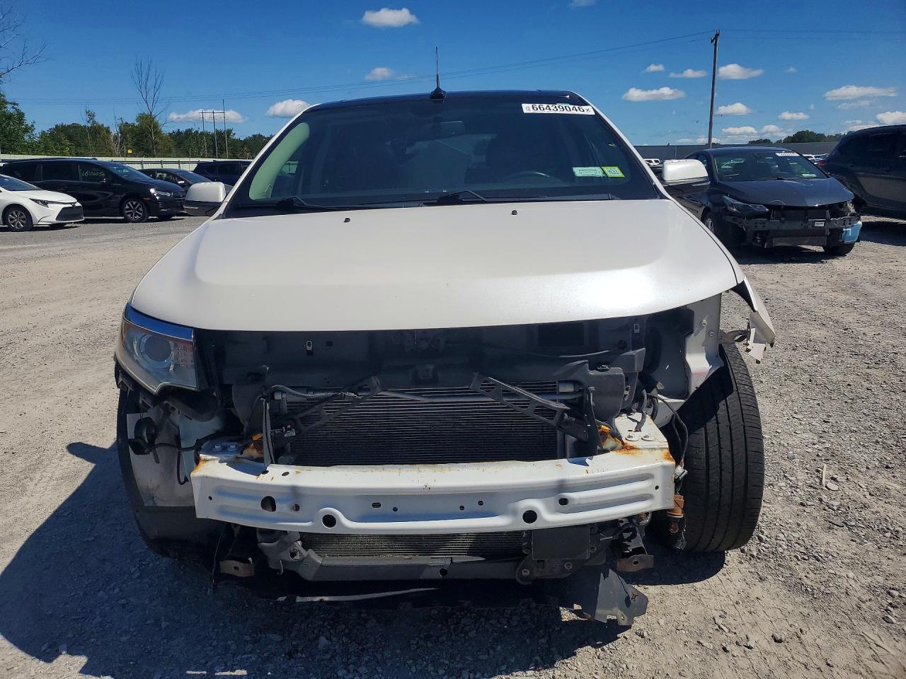 2014 Ford Edge Limited White vin: 2FMDK4KC6EBB51551
