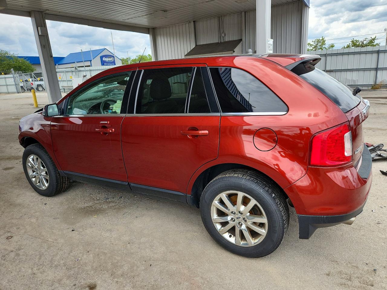 2014 Ford Edge Limited Красный vin: 2FMDK4KC6EBB61948