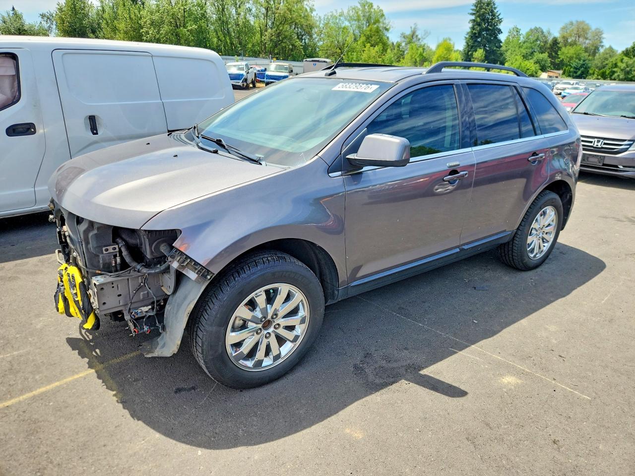 2010 Ford Edge Limited Серый vin: 2FMDK4KC7ABA42073