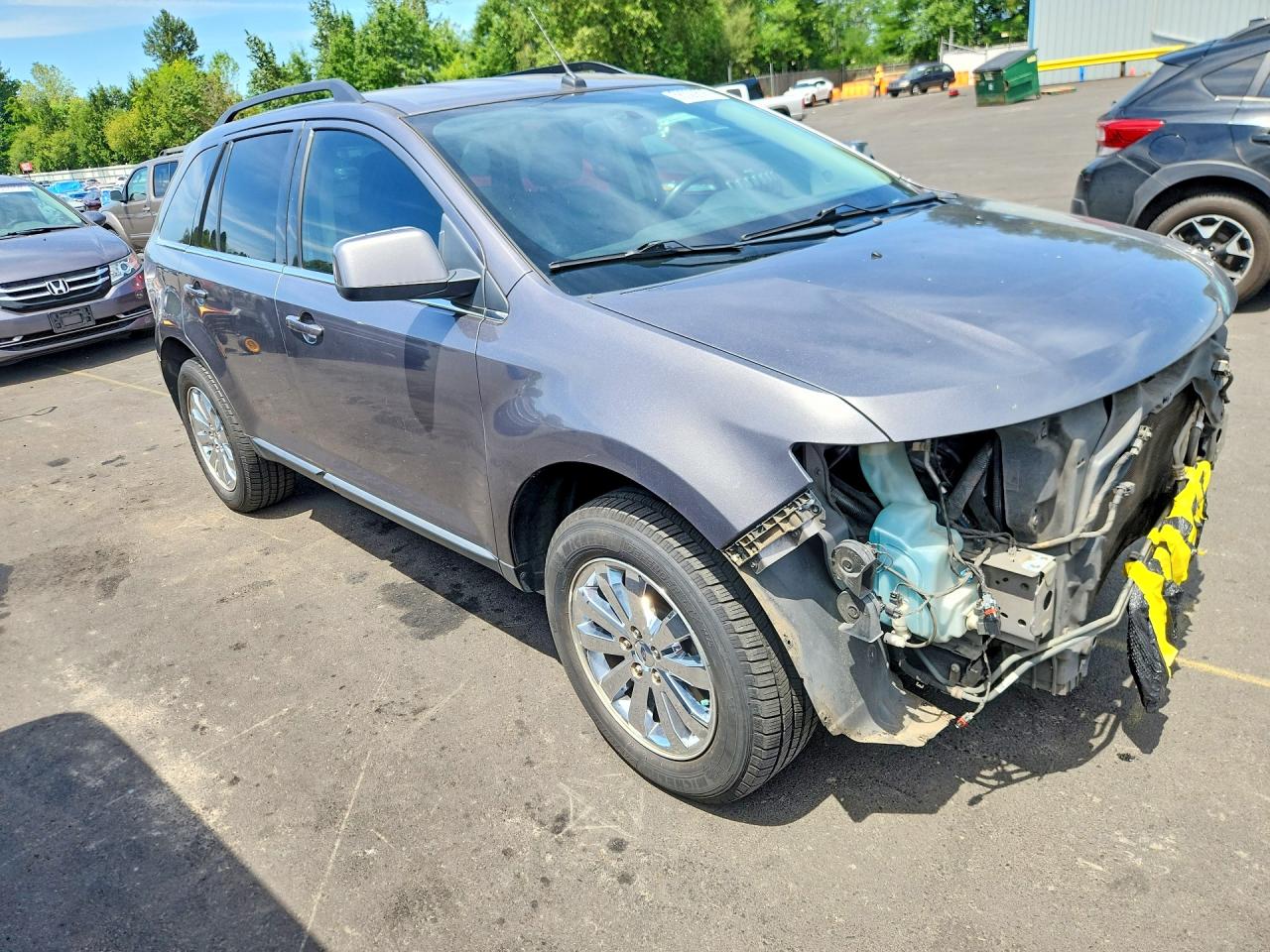 2010 Ford Edge Limited Серый vin: 2FMDK4KC7ABA42073