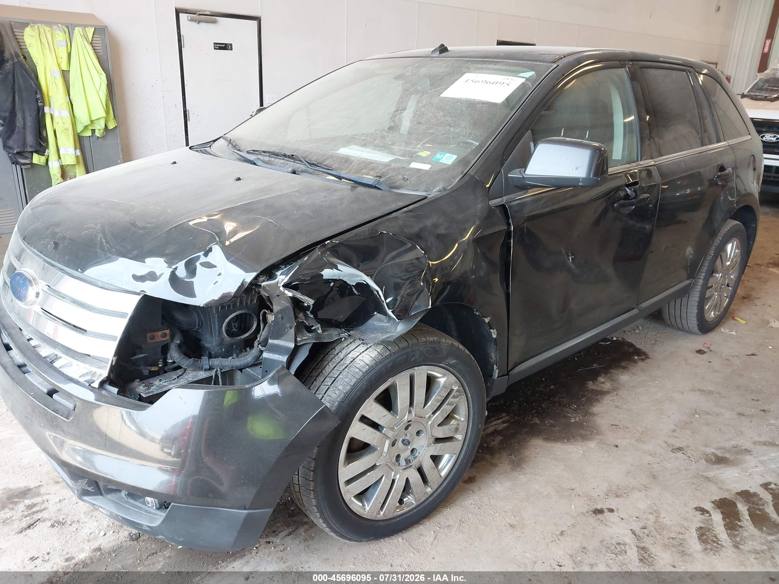 2010 Ford Edge Limited Black vin: 2FMDK4KC7ABB04510