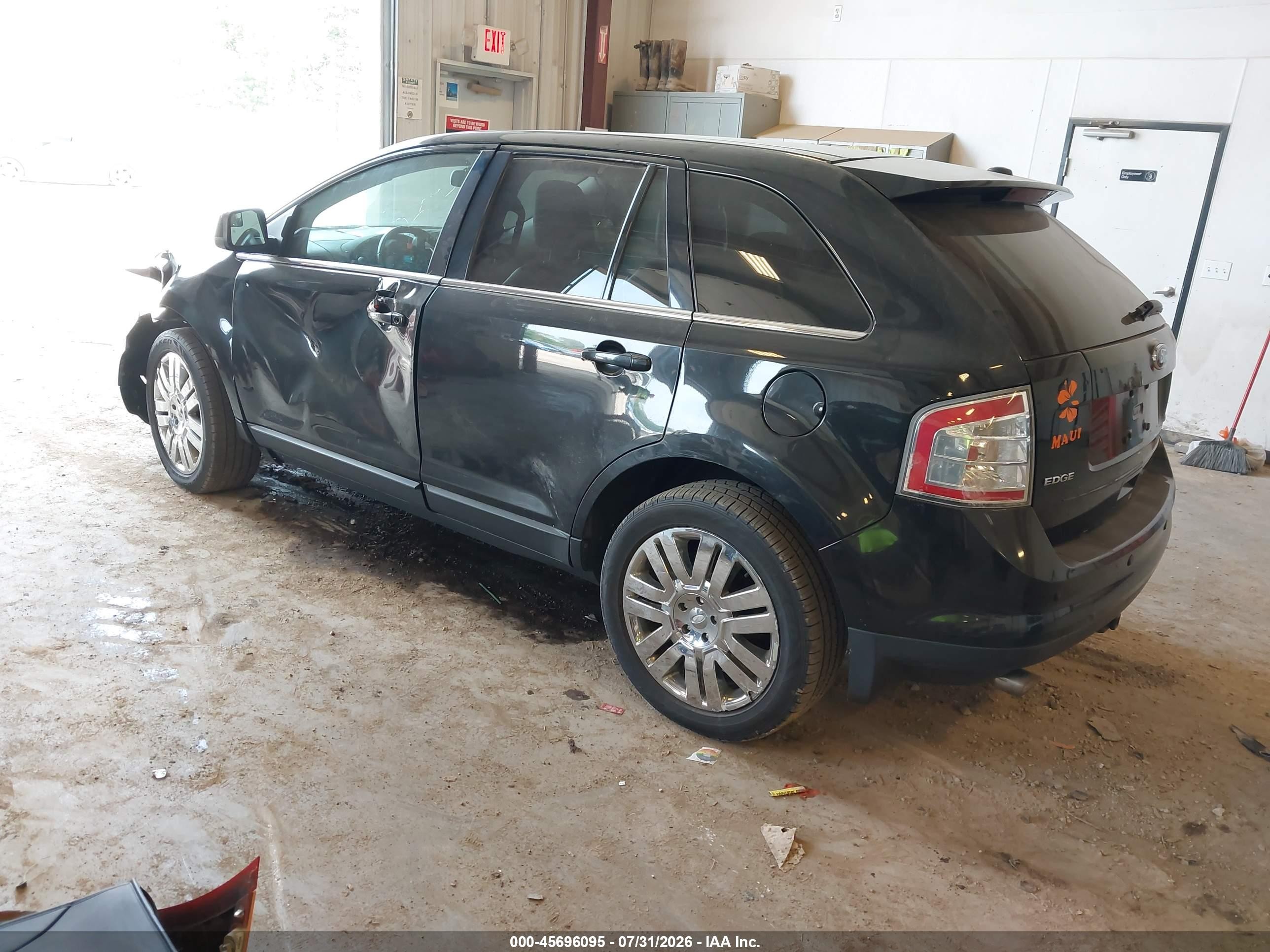 2010 Ford Edge Limited Black vin: 2FMDK4KC7ABB04510