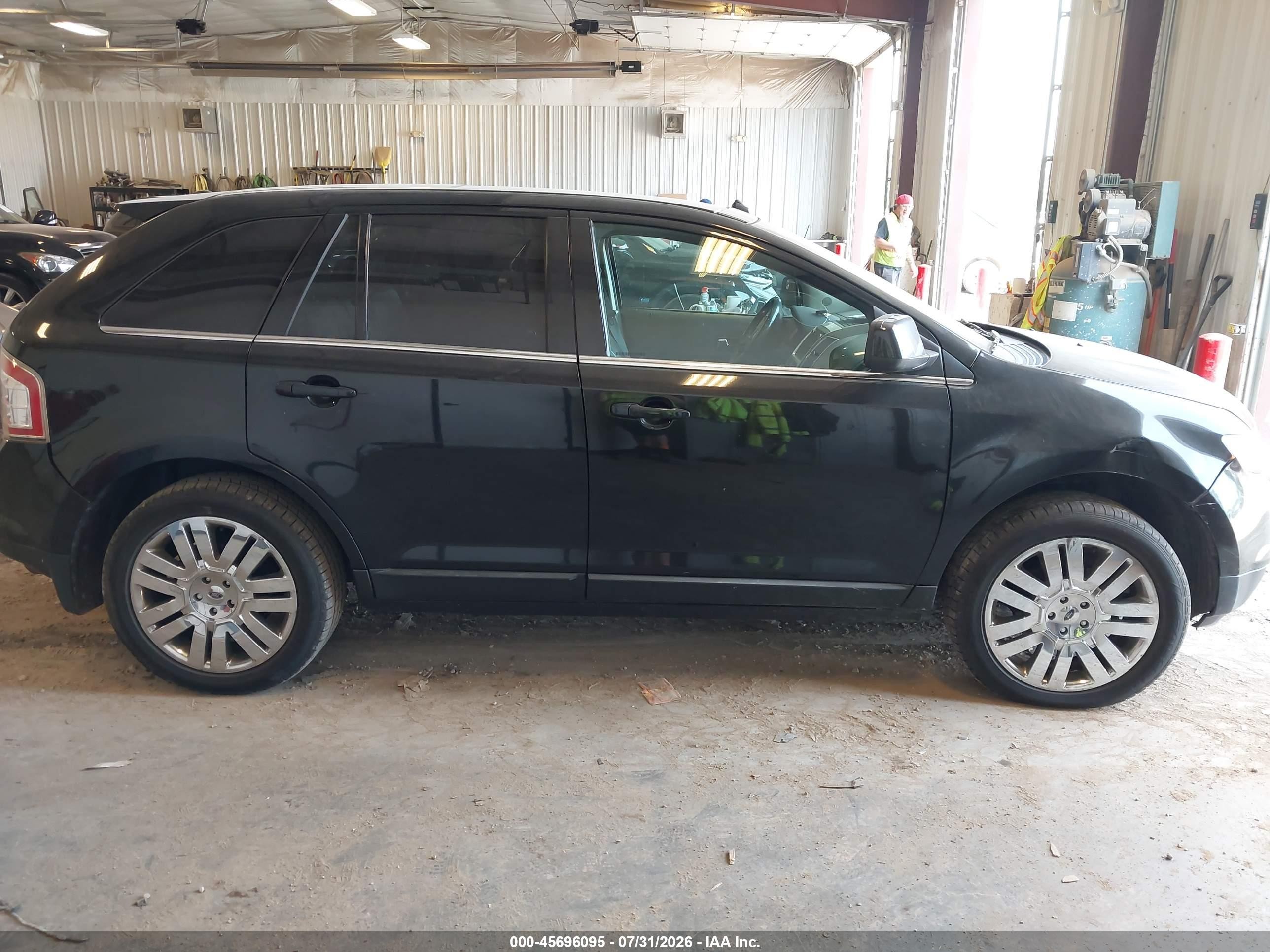 2010 Ford Edge Limited Black vin: 2FMDK4KC7ABB04510