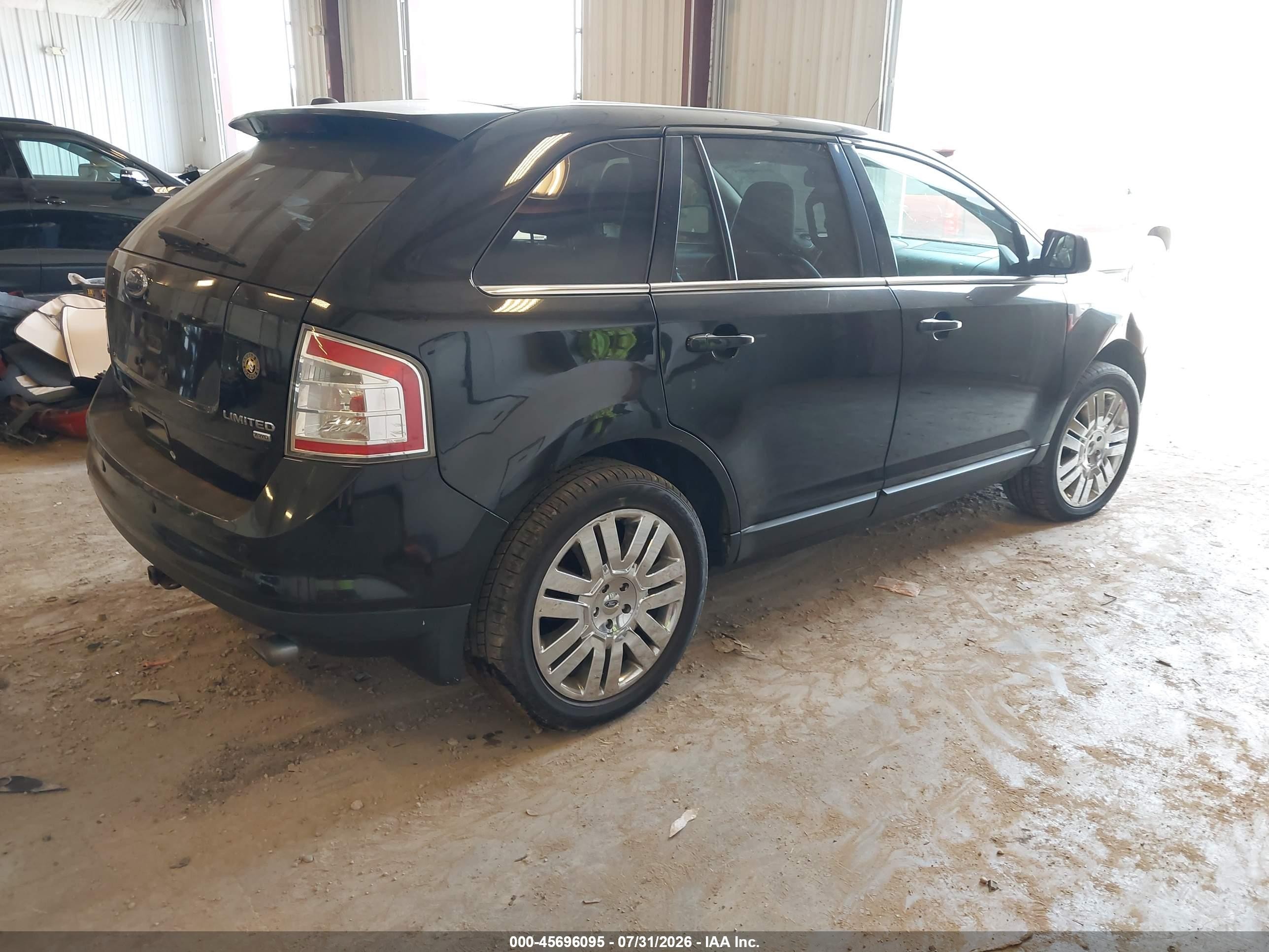 2010 Ford Edge Limited Black vin: 2FMDK4KC7ABB04510