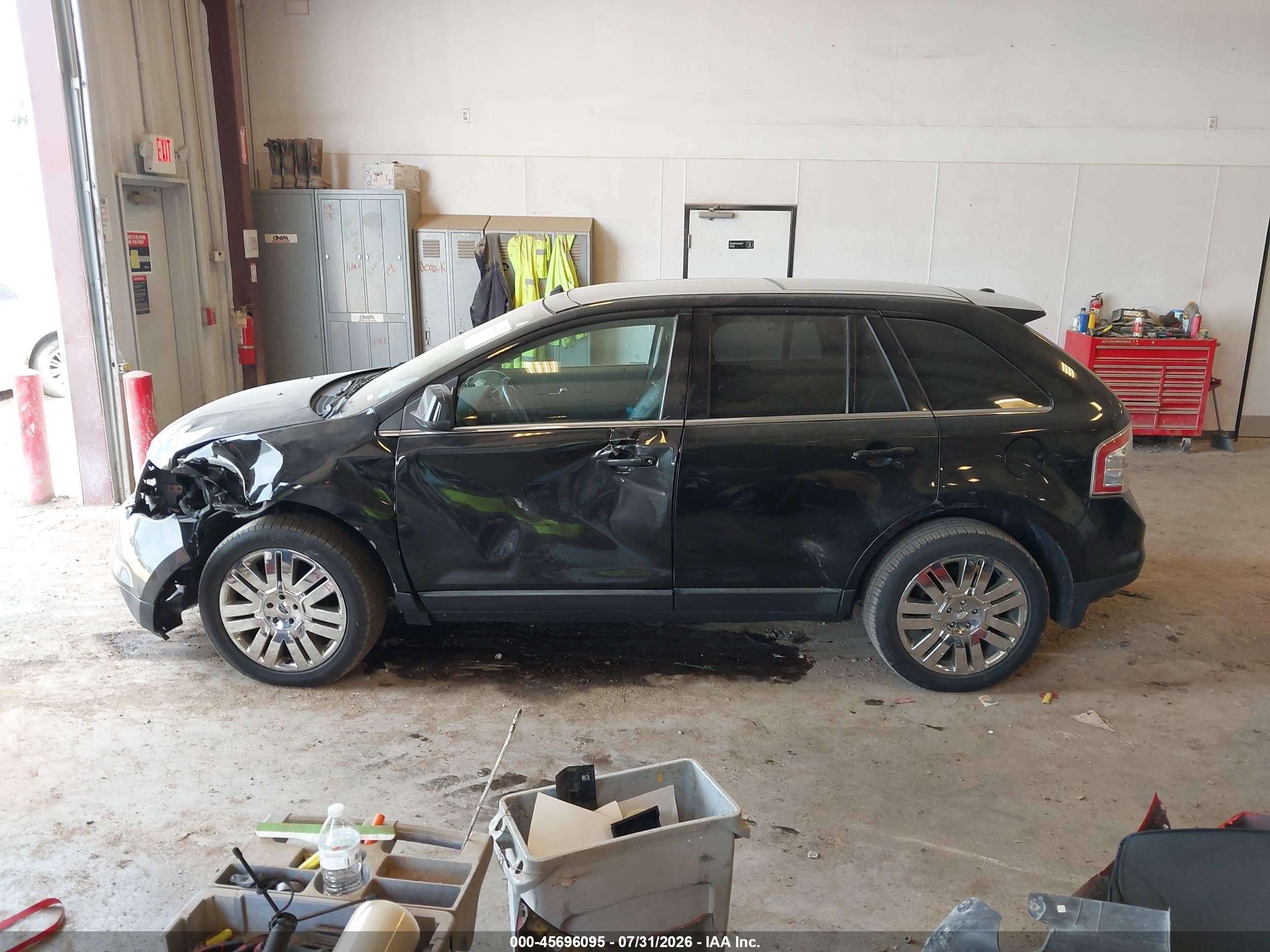 2010 Ford Edge Limited Black vin: 2FMDK4KC7ABB04510