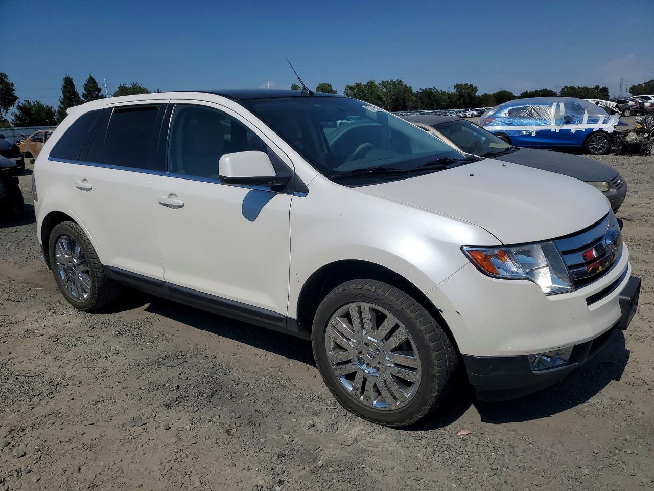 2010 Ford Edge Limited White vin: 2FMDK4KC7ABB11912