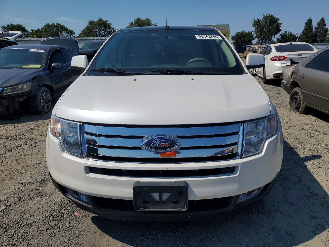 2010 Ford Edge Limited White vin: 2FMDK4KC7ABB11912