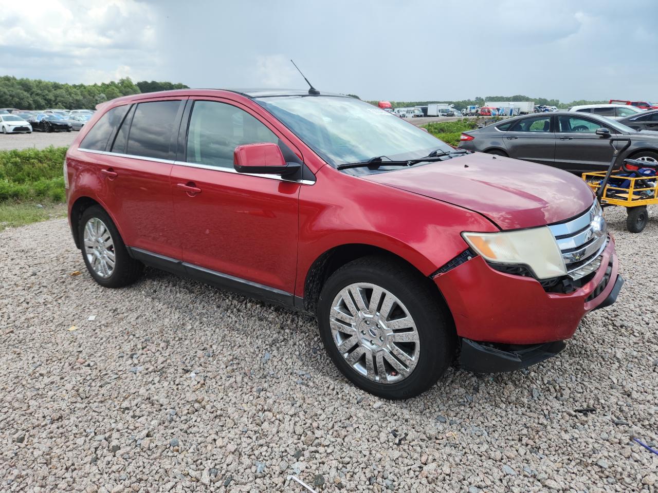 2010 Ford Edge Limited Red vin: 2FMDK4KC7ABB31416