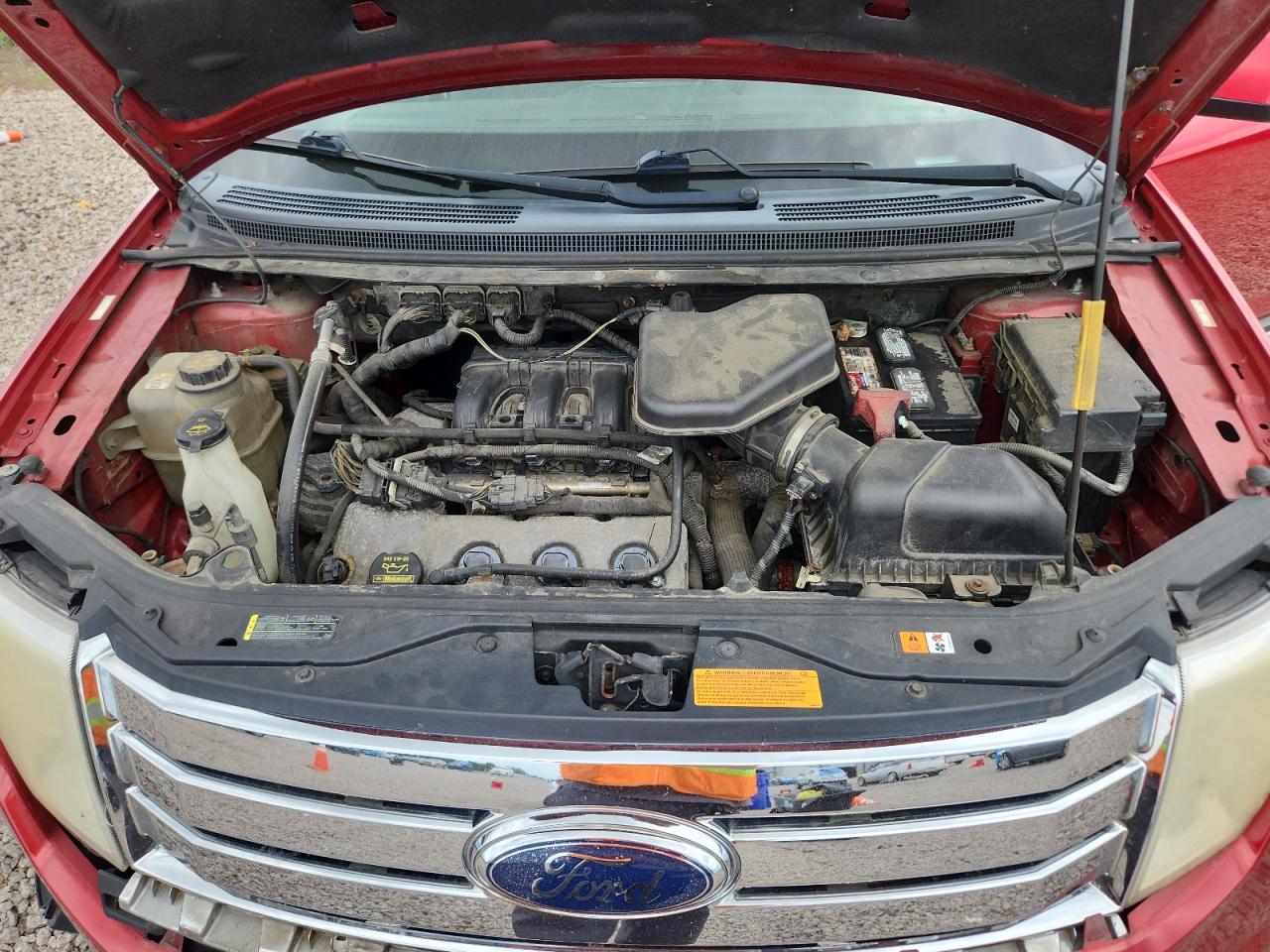 2010 Ford Edge Limited Red vin: 2FMDK4KC7ABB31416