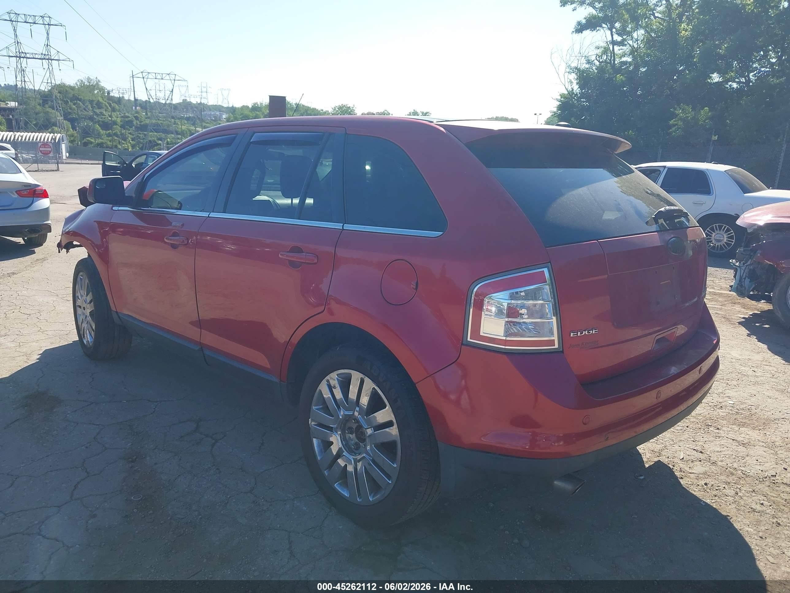 2010 Ford Edge Limited Red vin: 2FMDK4KC7ABB35157