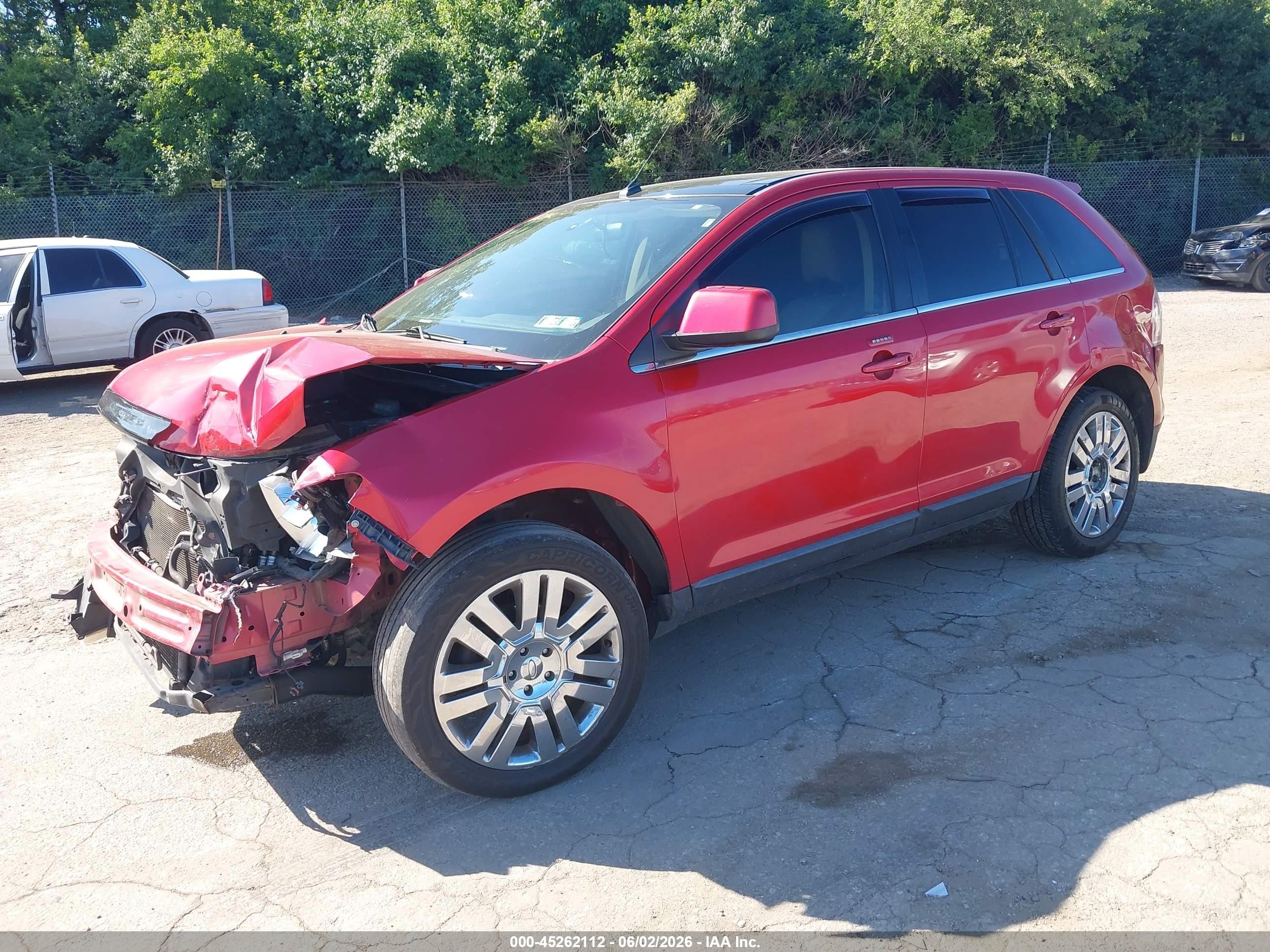 2010 Ford Edge Limited Red vin: 2FMDK4KC7ABB35157