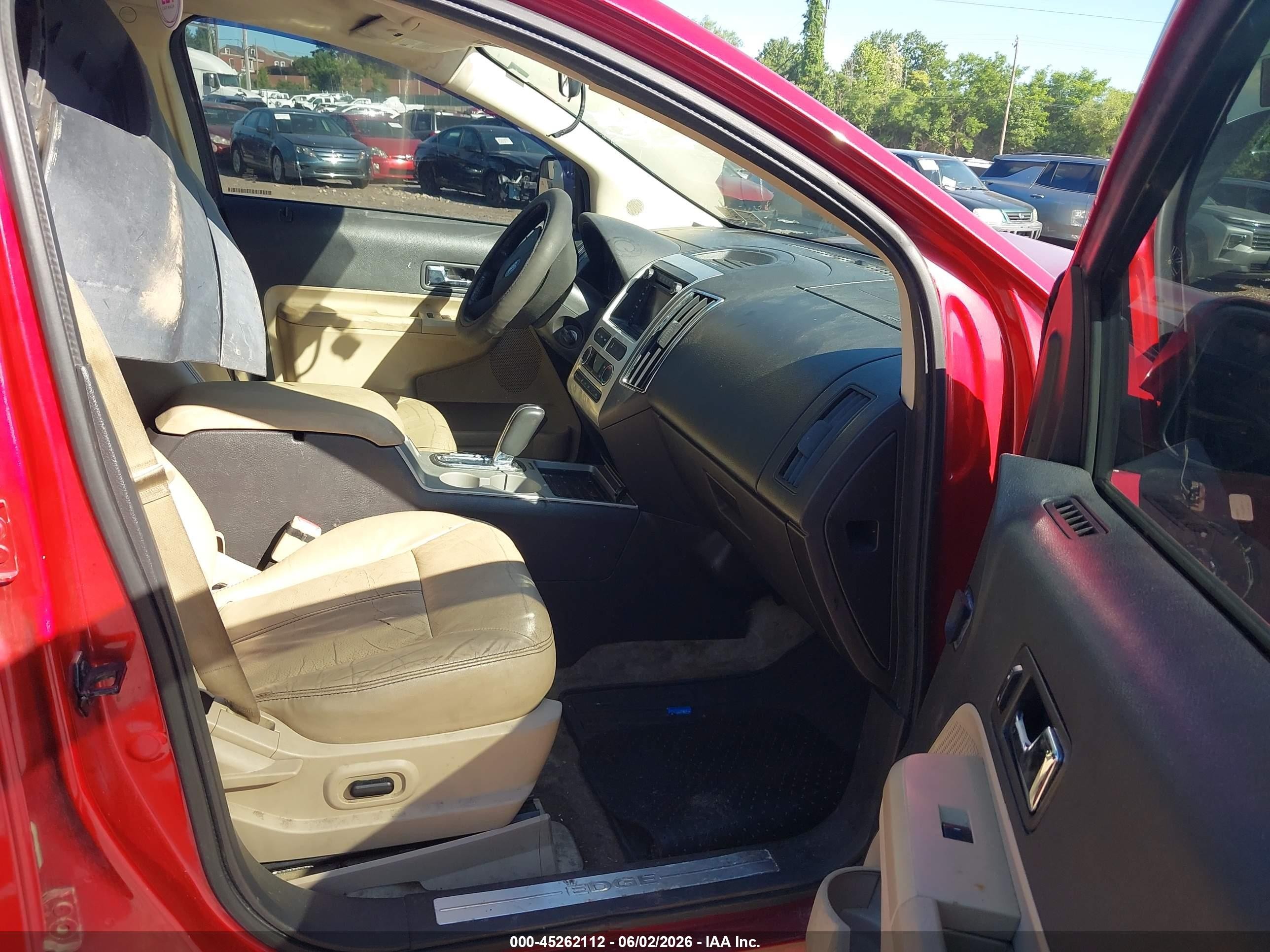 2010 Ford Edge Limited Red vin: 2FMDK4KC7ABB35157
