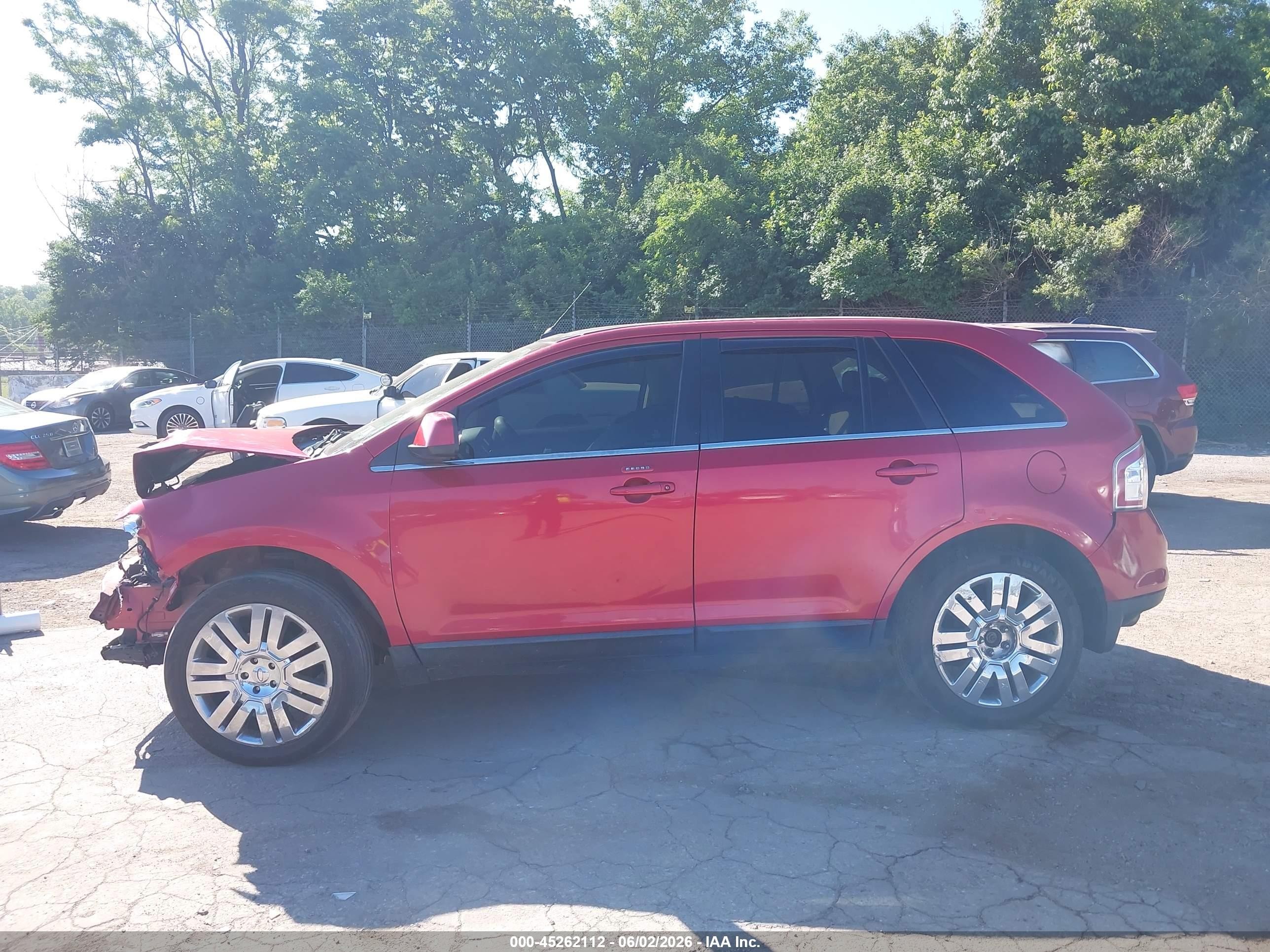 2010 Ford Edge Limited Red vin: 2FMDK4KC7ABB35157