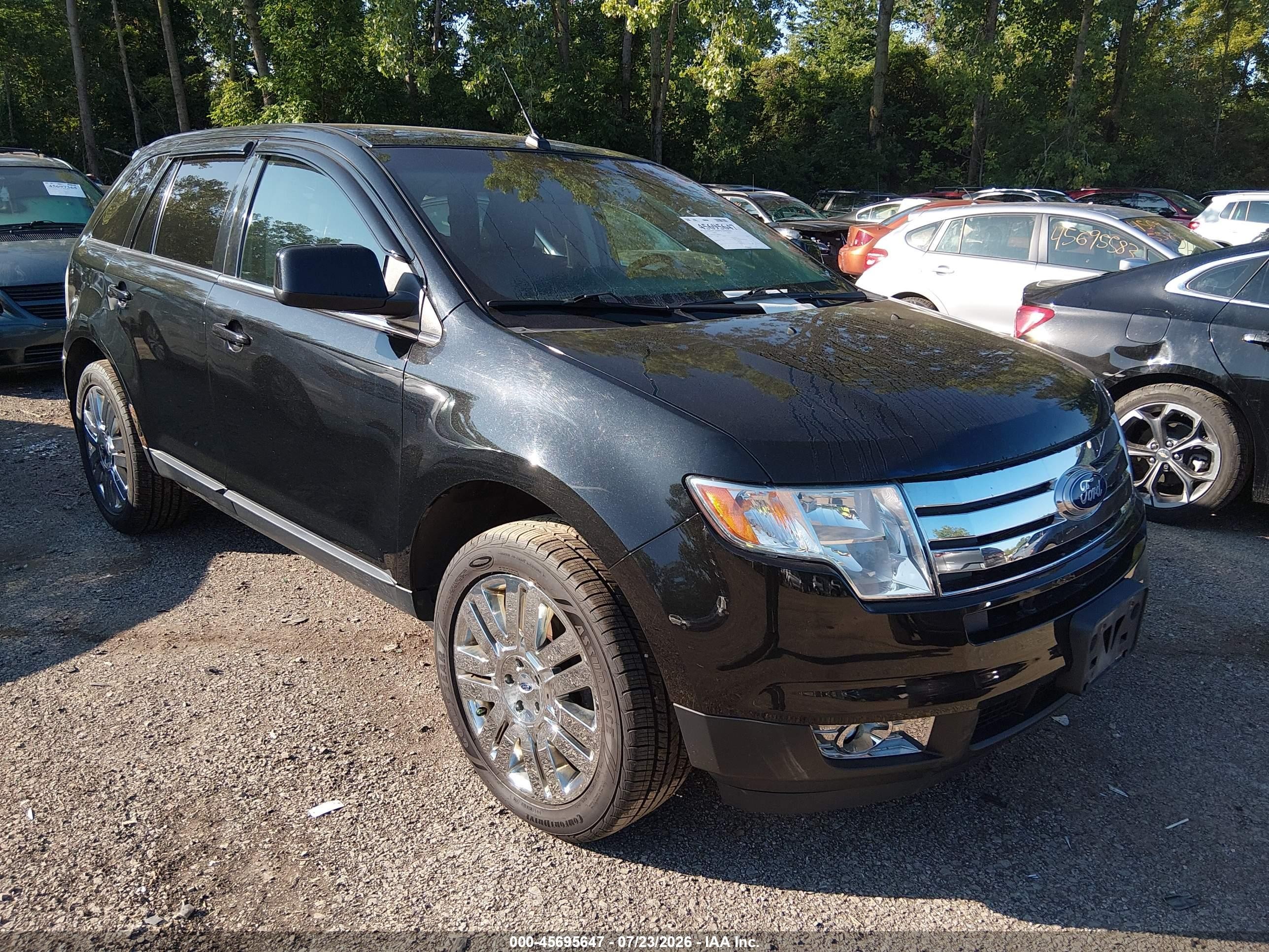 2010 Ford Edge Limited Black vin: 2FMDK4KC7ABB68580
