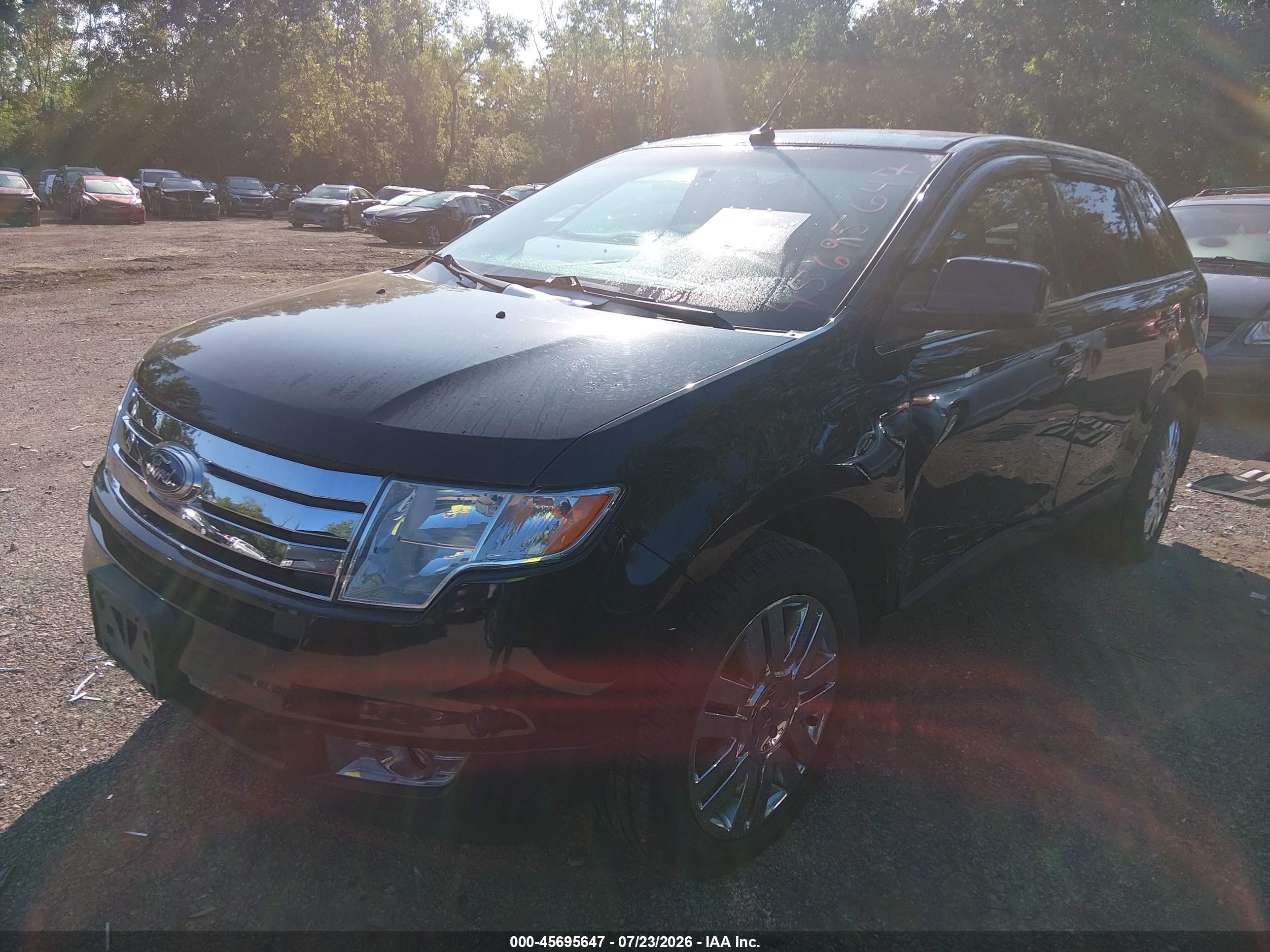 2010 Ford Edge Limited Black vin: 2FMDK4KC7ABB68580