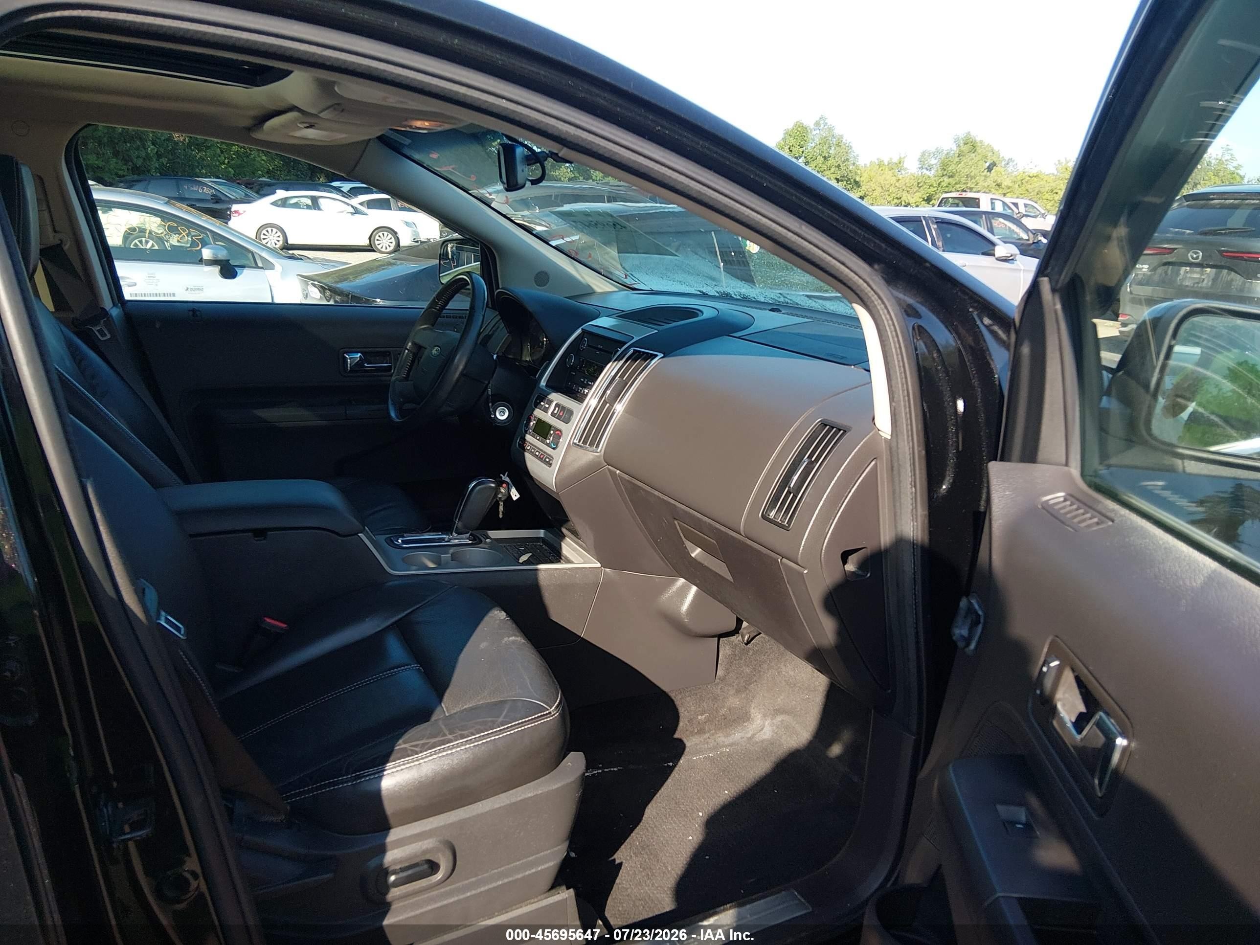2010 Ford Edge Limited Black vin: 2FMDK4KC7ABB68580