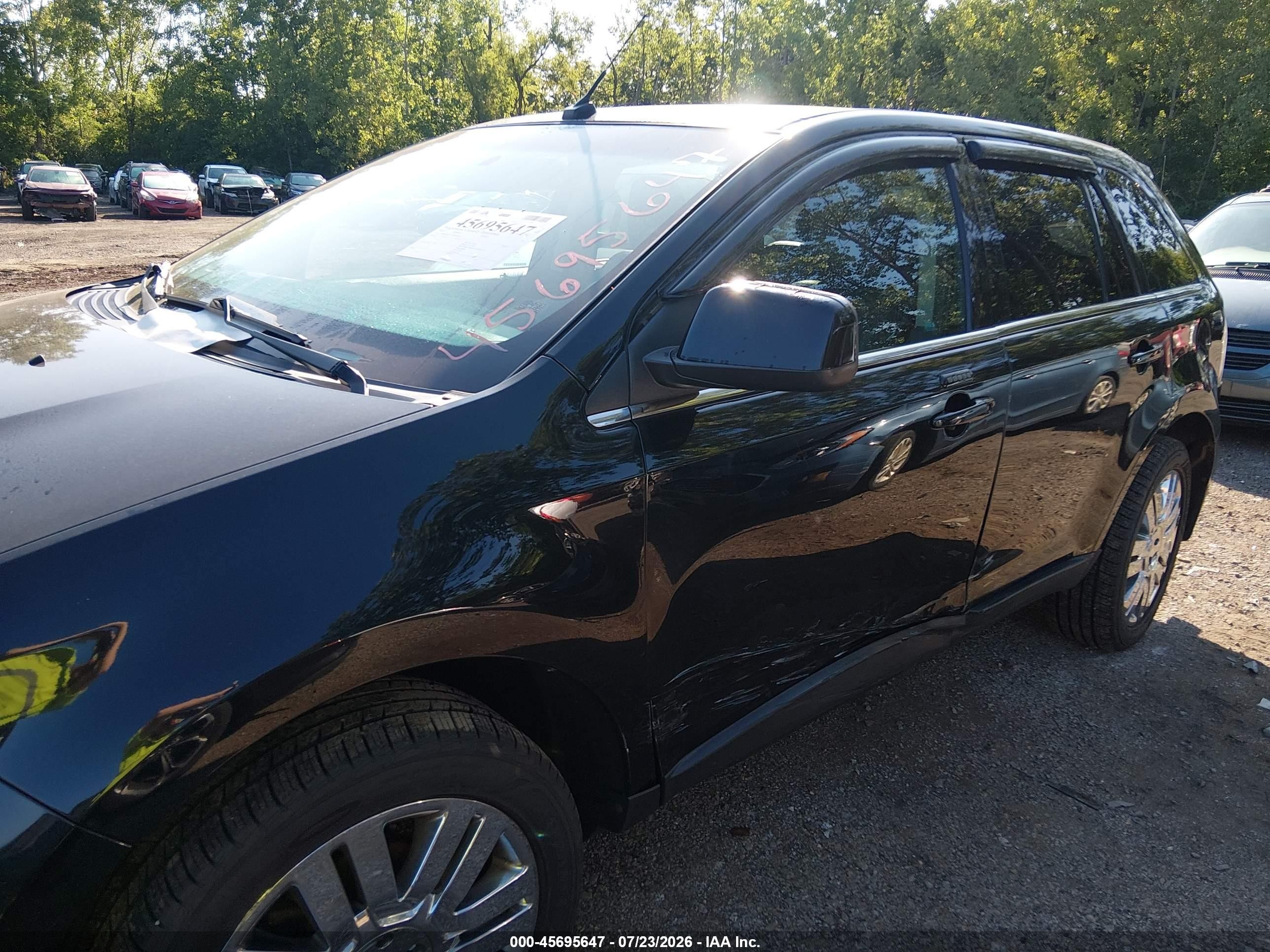 2010 Ford Edge Limited Black vin: 2FMDK4KC7ABB68580