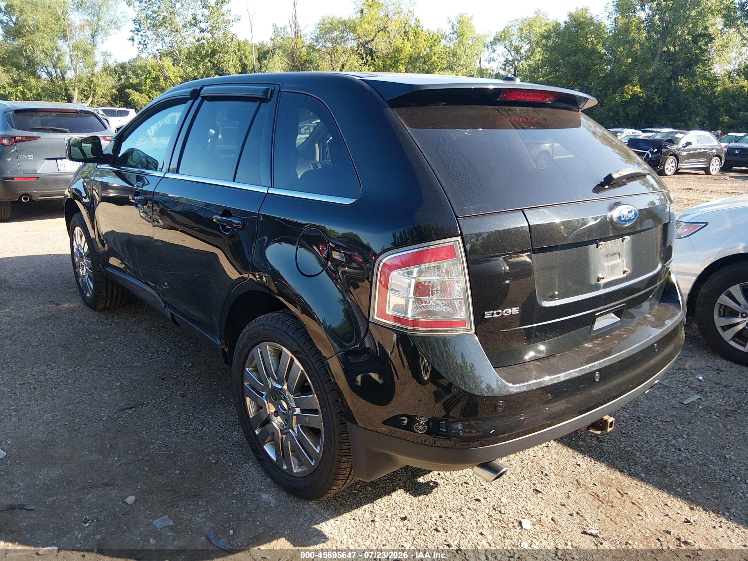 2010 Ford Edge Limited Black vin: 2FMDK4KC7ABB68580