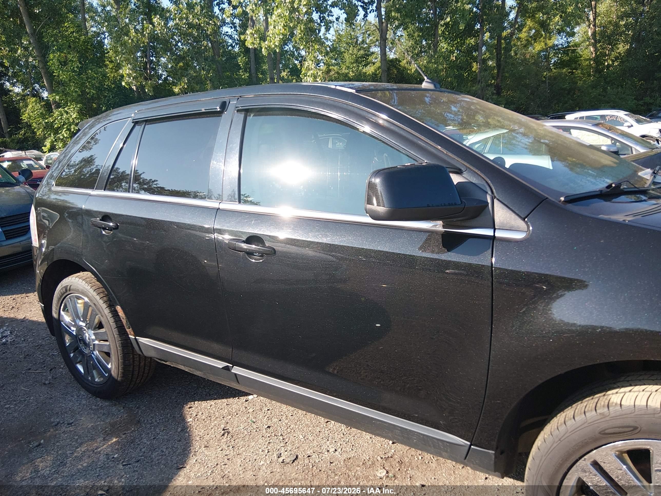 2010 Ford Edge Limited Black vin: 2FMDK4KC7ABB68580