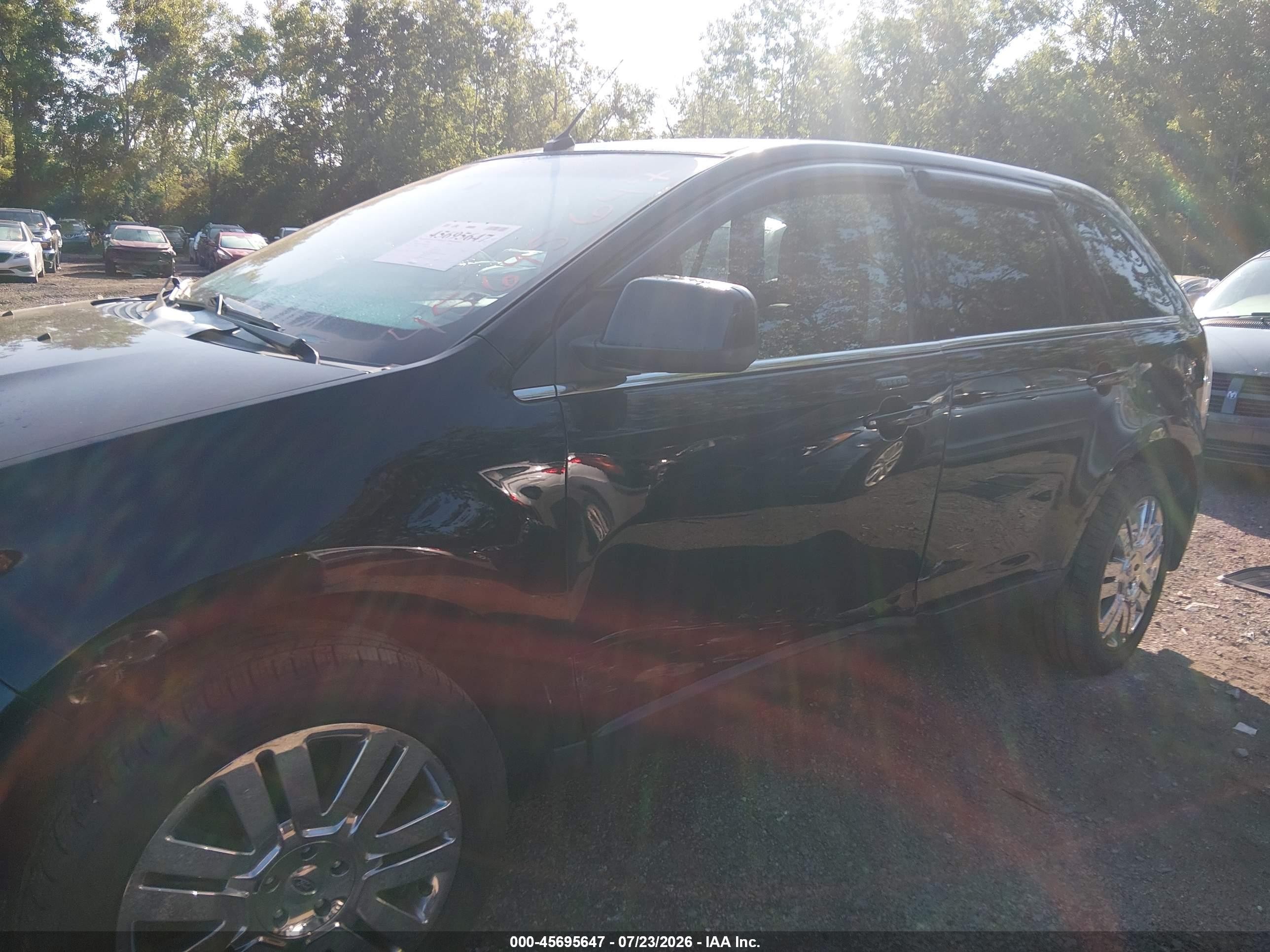 2010 Ford Edge Limited Black vin: 2FMDK4KC7ABB68580