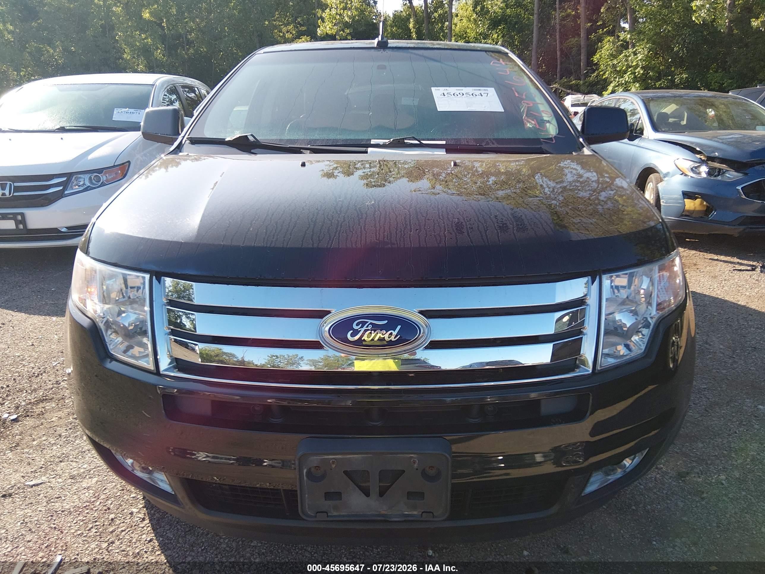 2010 Ford Edge Limited Black vin: 2FMDK4KC7ABB68580