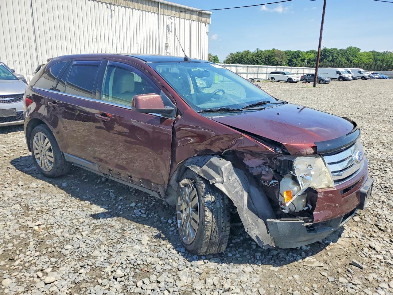 2010 Ford Edge Limited Burgundy vin: 2FMDK4KC7ABB71284
