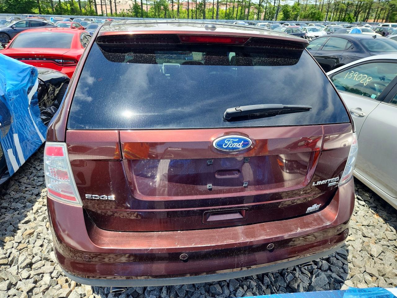 2010 Ford Edge Limited Burgundy vin: 2FMDK4KC7ABB71284