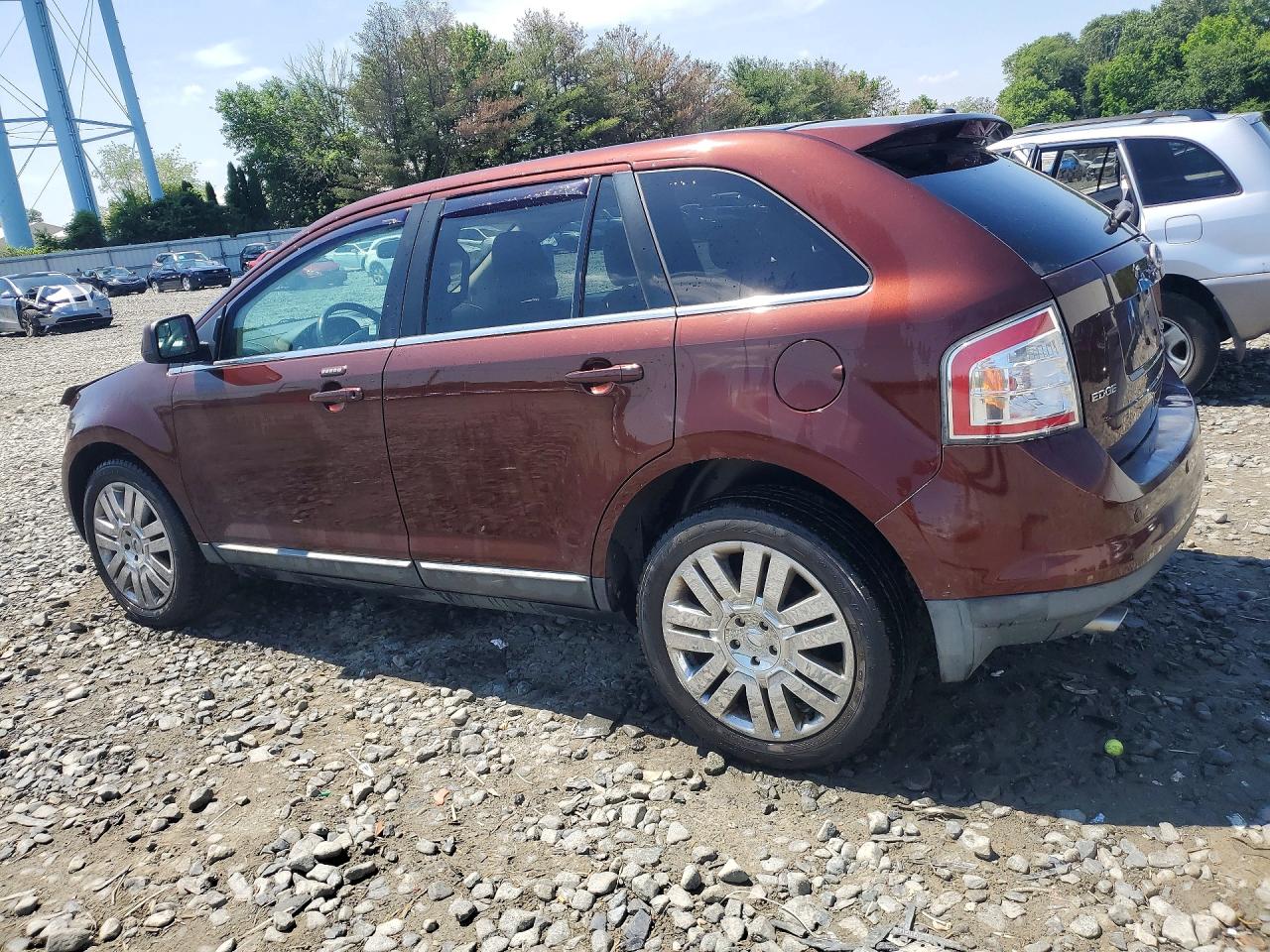 2010 Ford Edge Limited Burgundy vin: 2FMDK4KC7ABB71284
