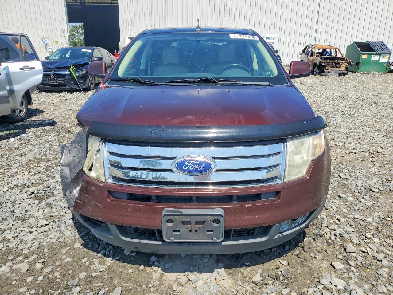 2010 Ford Edge Limited Burgundy vin: 2FMDK4KC7ABB71284