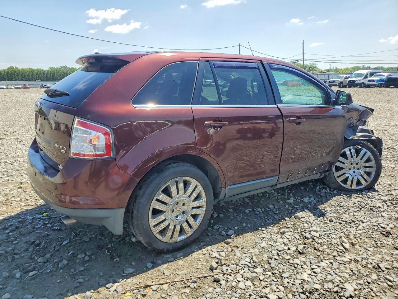 2010 Ford Edge Limited Burgundy vin: 2FMDK4KC7ABB71284