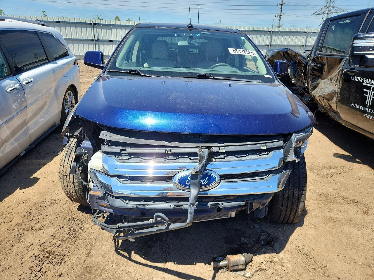 2011 Ford Edge Limited Blue vin: 2FMDK4KC7BBA42835