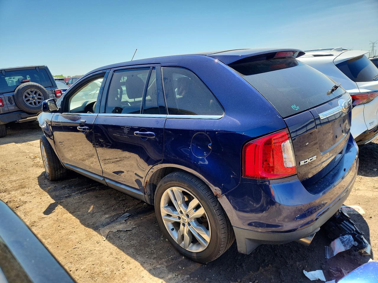 2011 Ford Edge Limited Blue vin: 2FMDK4KC7BBA42835