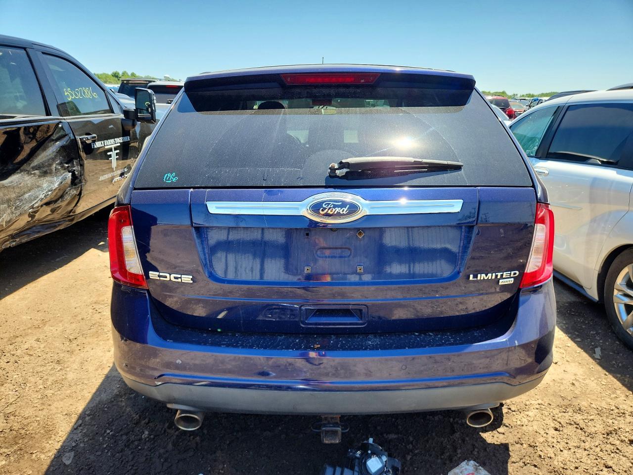 2011 Ford Edge Limited Blue vin: 2FMDK4KC7BBA42835