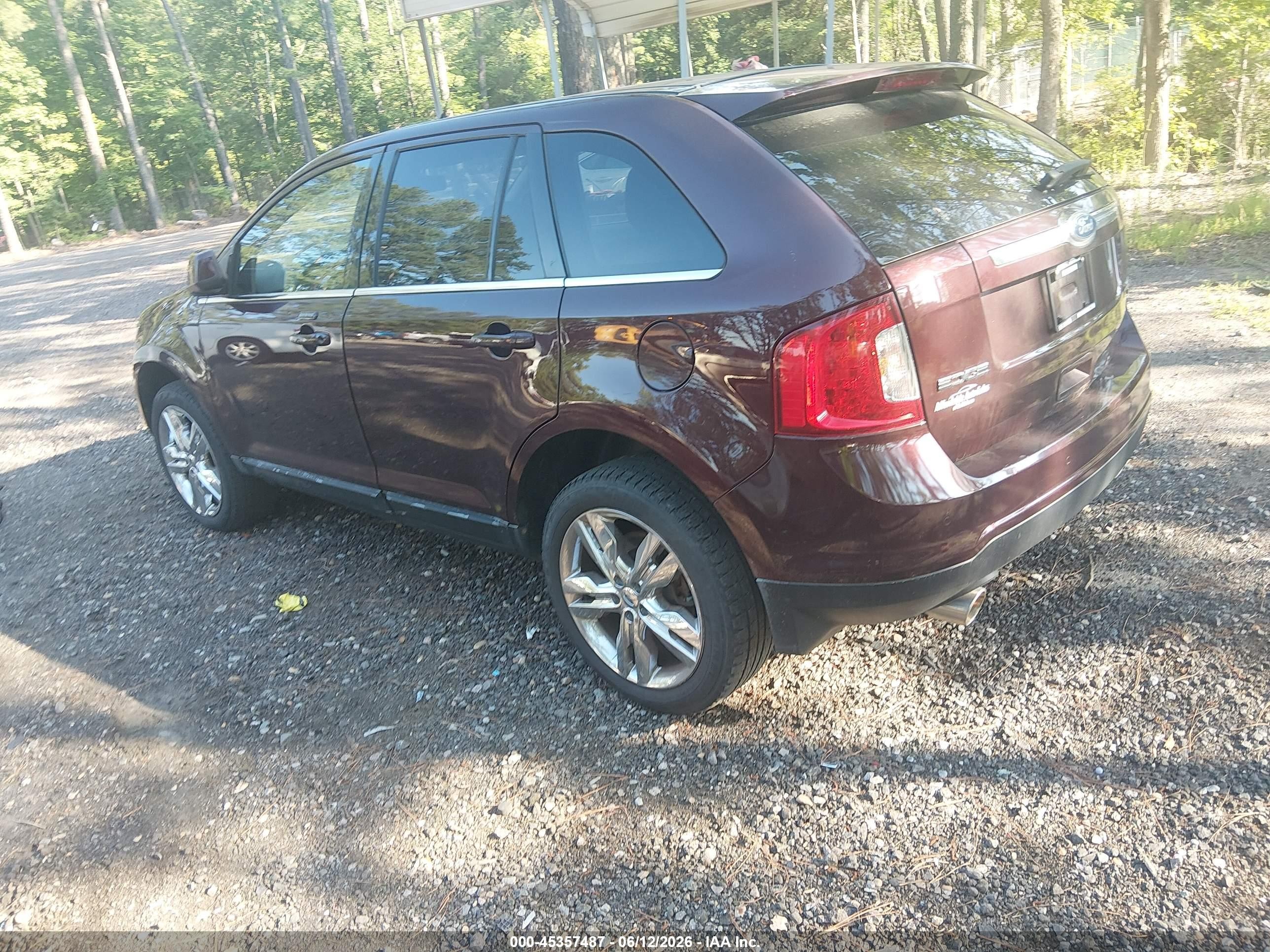 2011 Ford Edge Limited Maroon vin: 2FMDK4KC7BBA66830