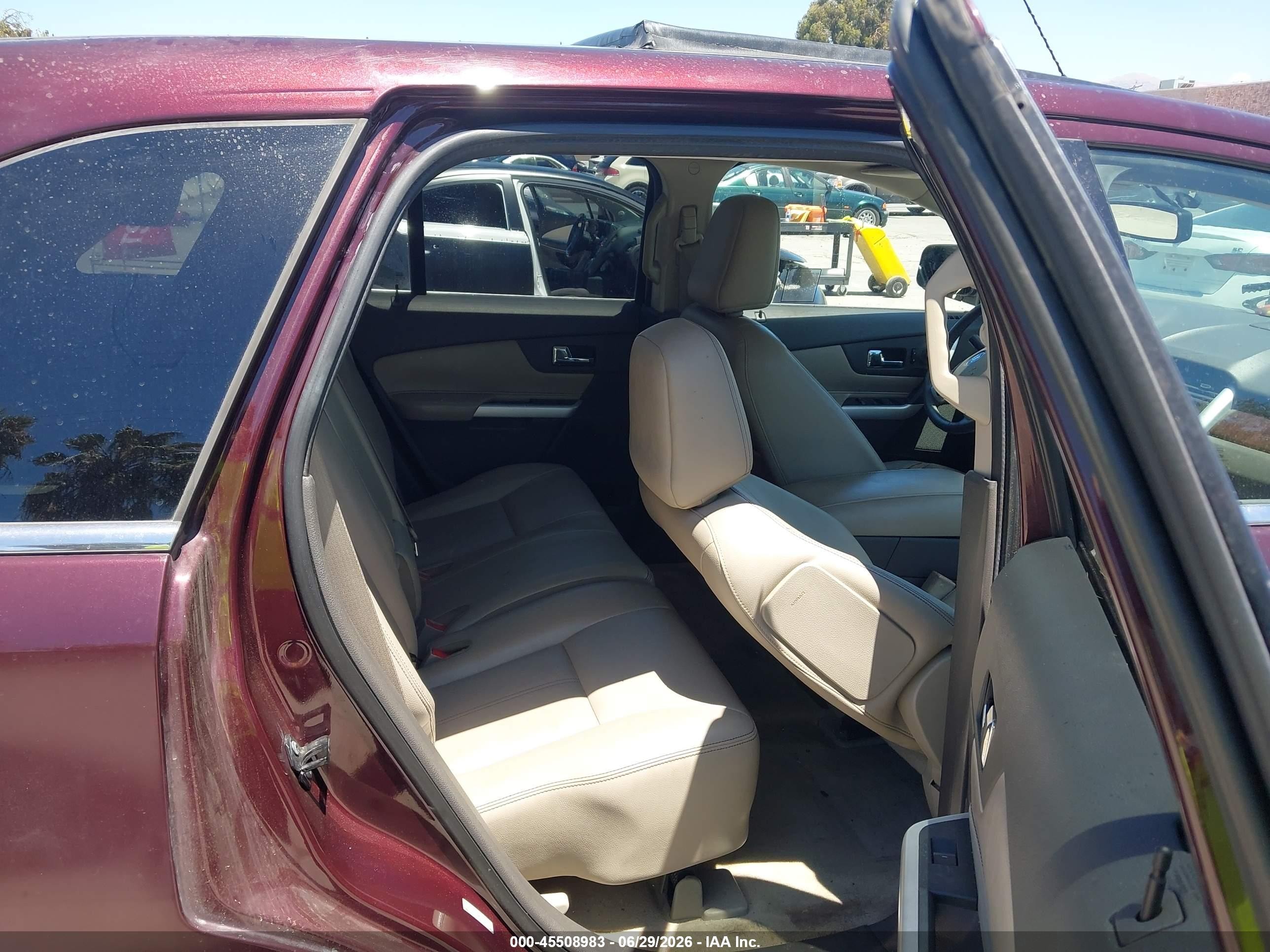 2011 Ford Edge Limited Maroon vin: 2FMDK4KC7BBA86401
