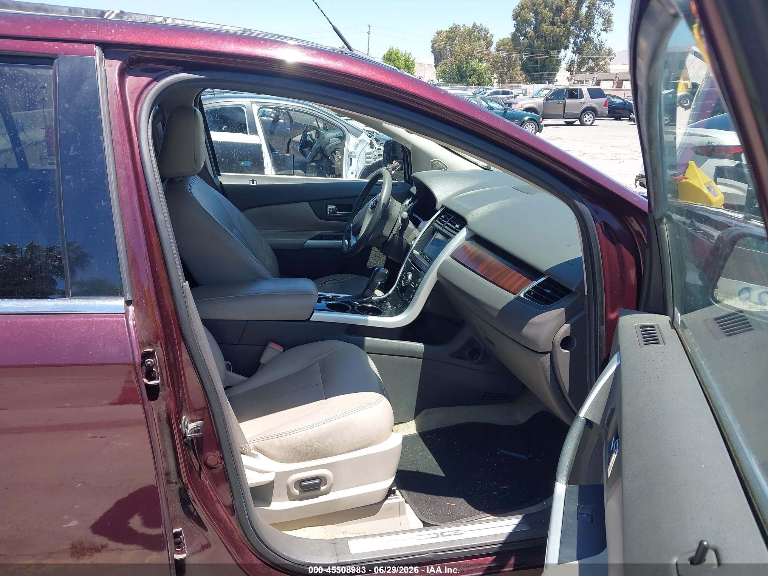 2011 Ford Edge Limited Maroon vin: 2FMDK4KC7BBA86401