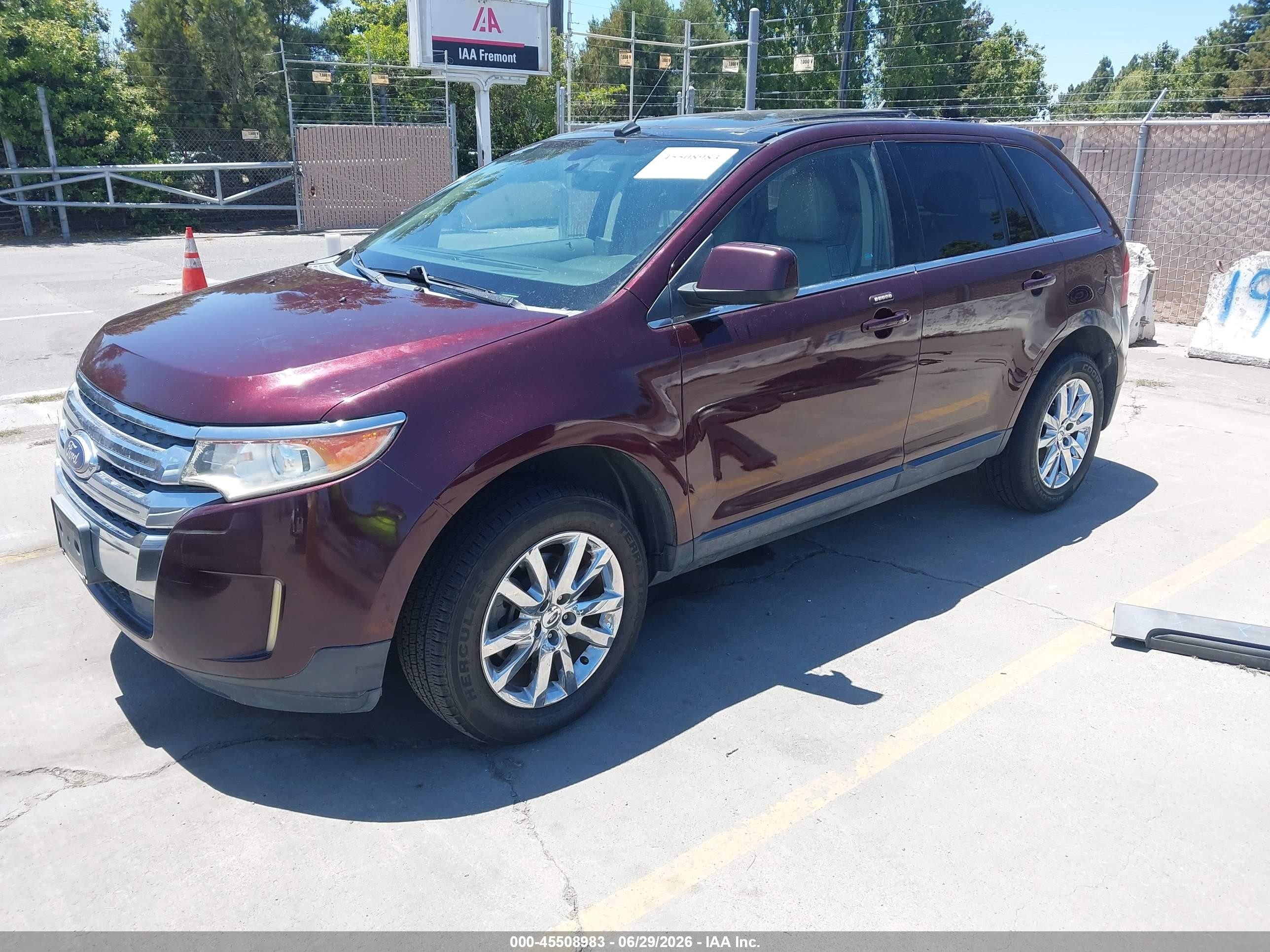 2011 Ford Edge Limited Maroon vin: 2FMDK4KC7BBA86401