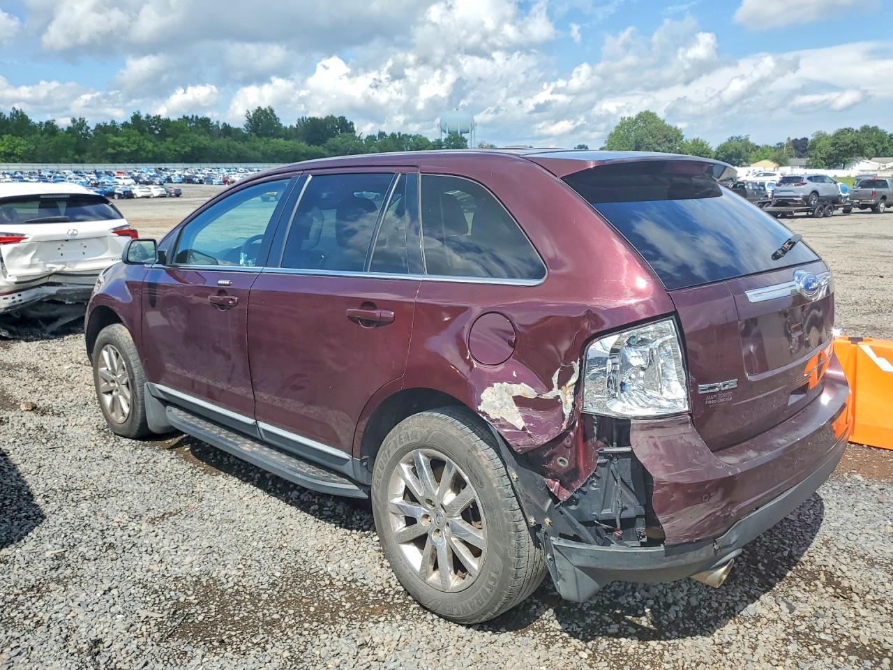 2011 Ford Edge Limited Темно-бордовый vin: 2FMDK4KC7BBB12687